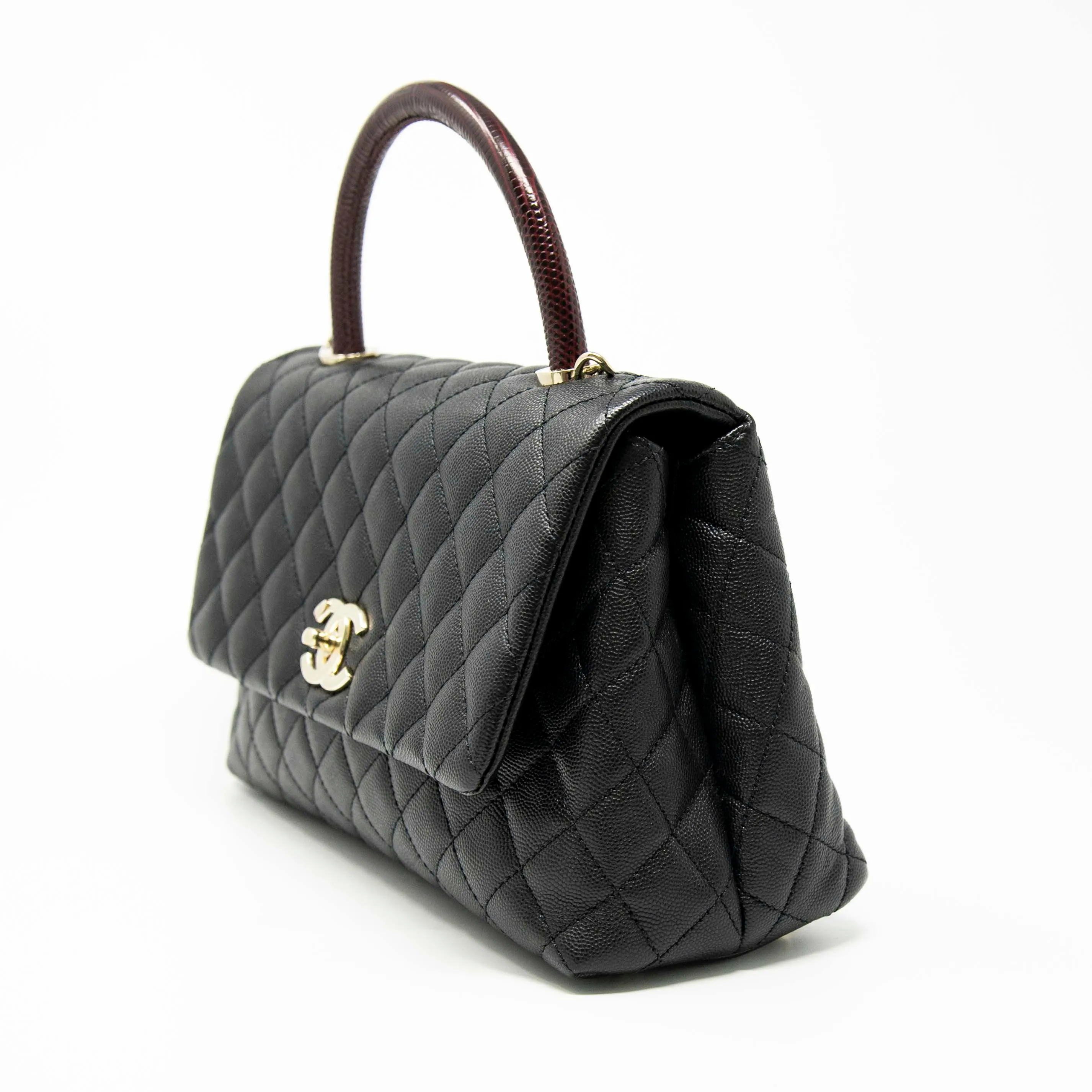 Chanel Black Medium Coco Handle