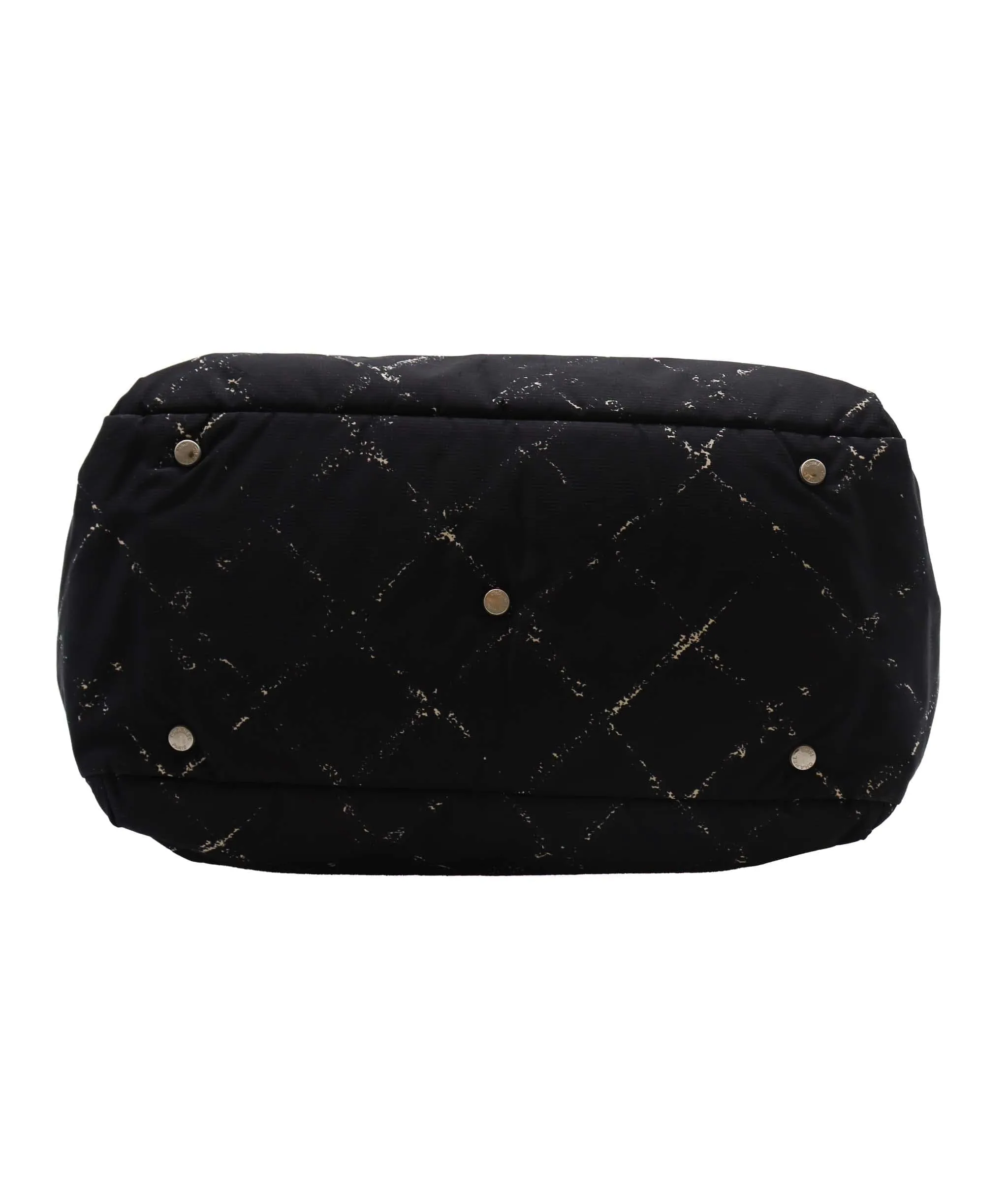 Chanel Black Nylon Travel Tote Bag AGC2038