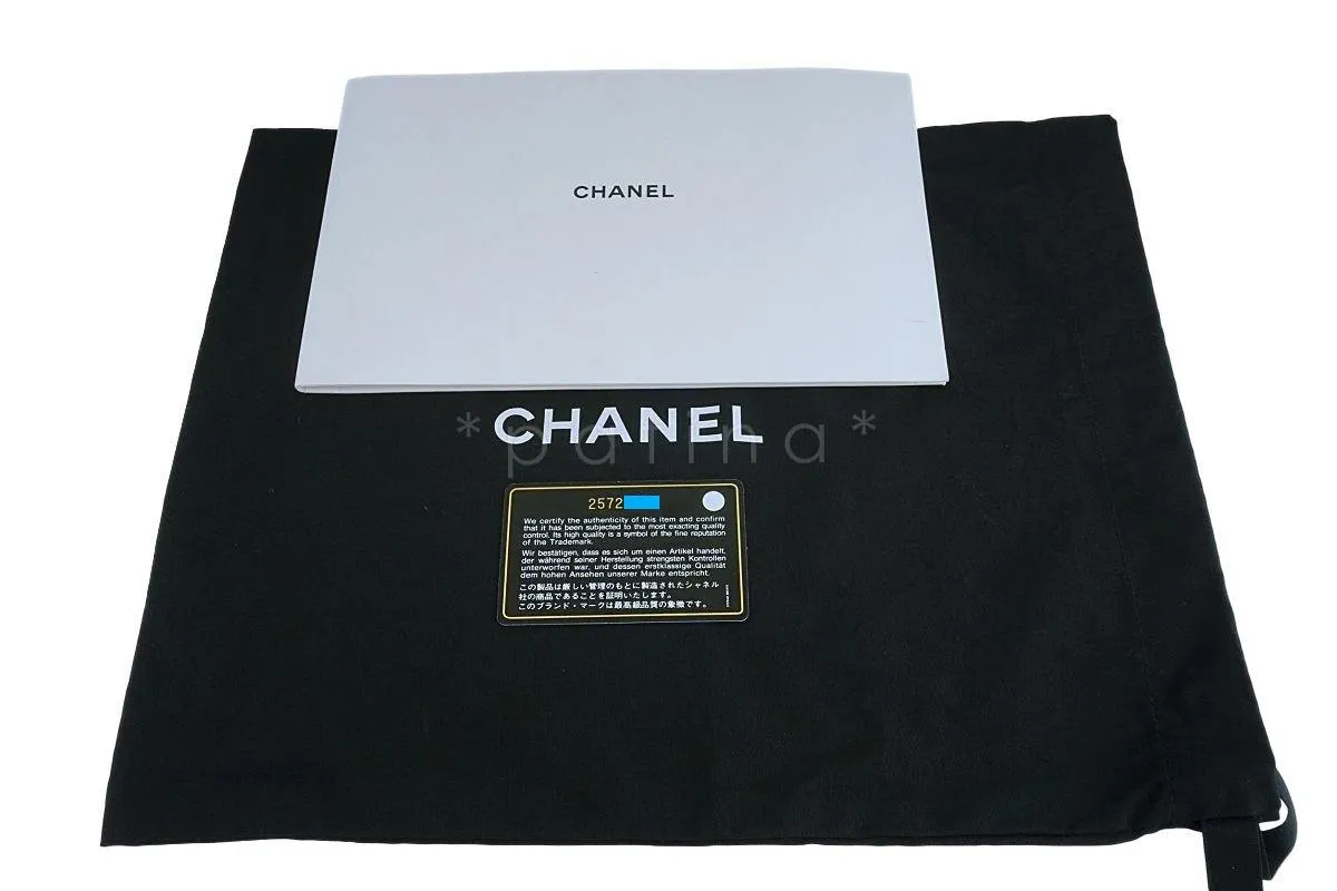 Chanel Blue Glazed Calfskin "Pocket" Banane Fanny Pack Belt Waist Bag GHW