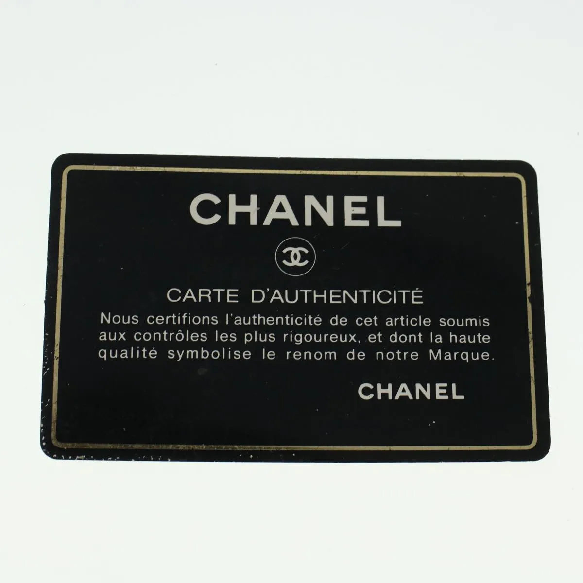 CHANEL Boston Bag Canvas Gray CC Auth bs6078