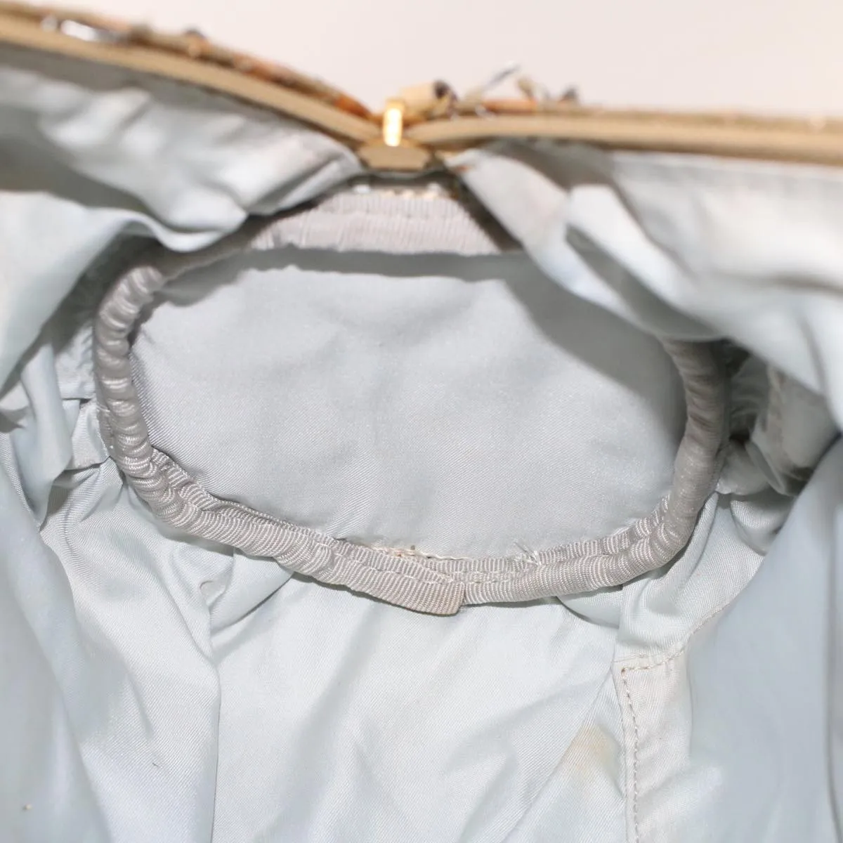 CHANEL Boston Bag Patent leather Gold Tone CC  yb278