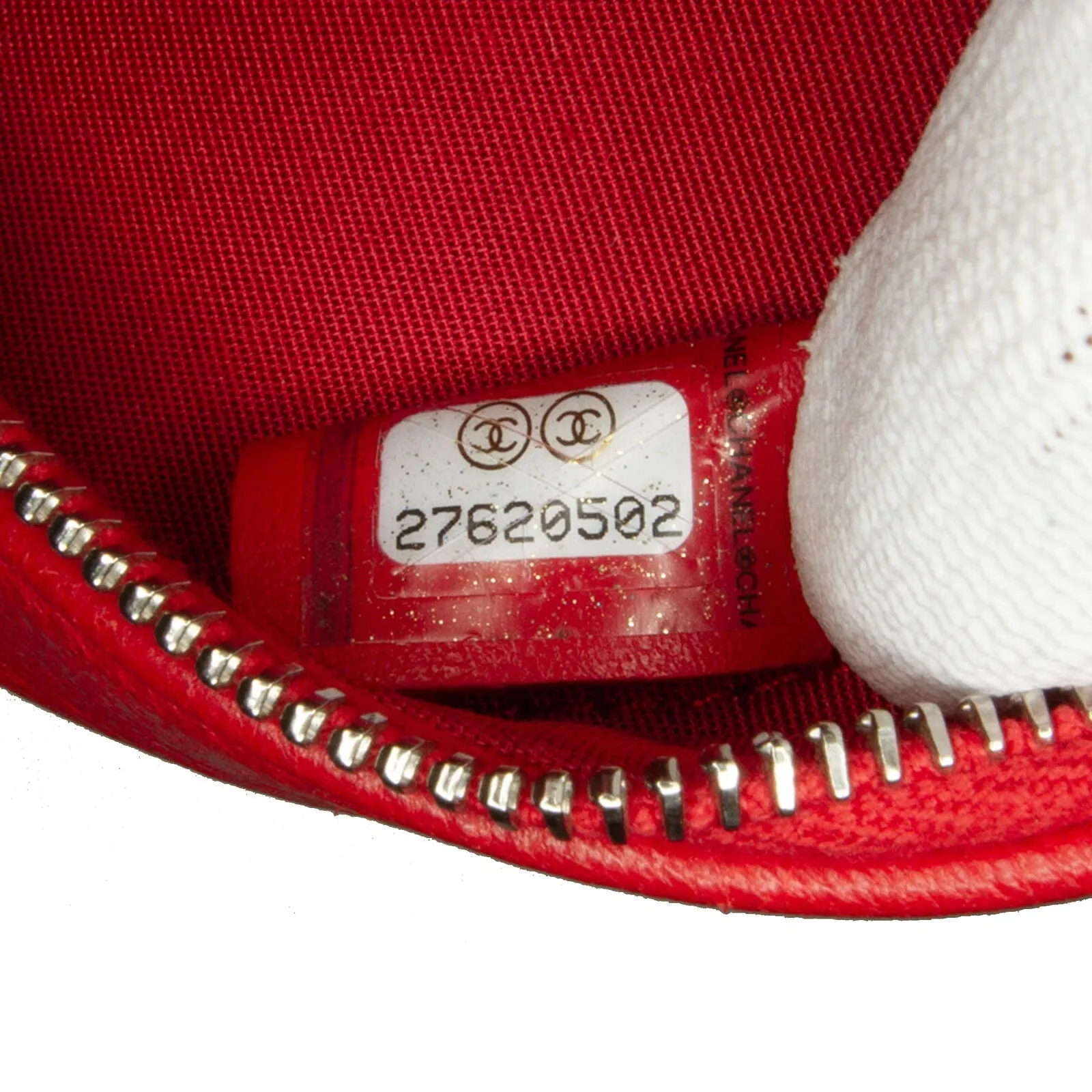 Chanel Camellia Round Crossbody Red