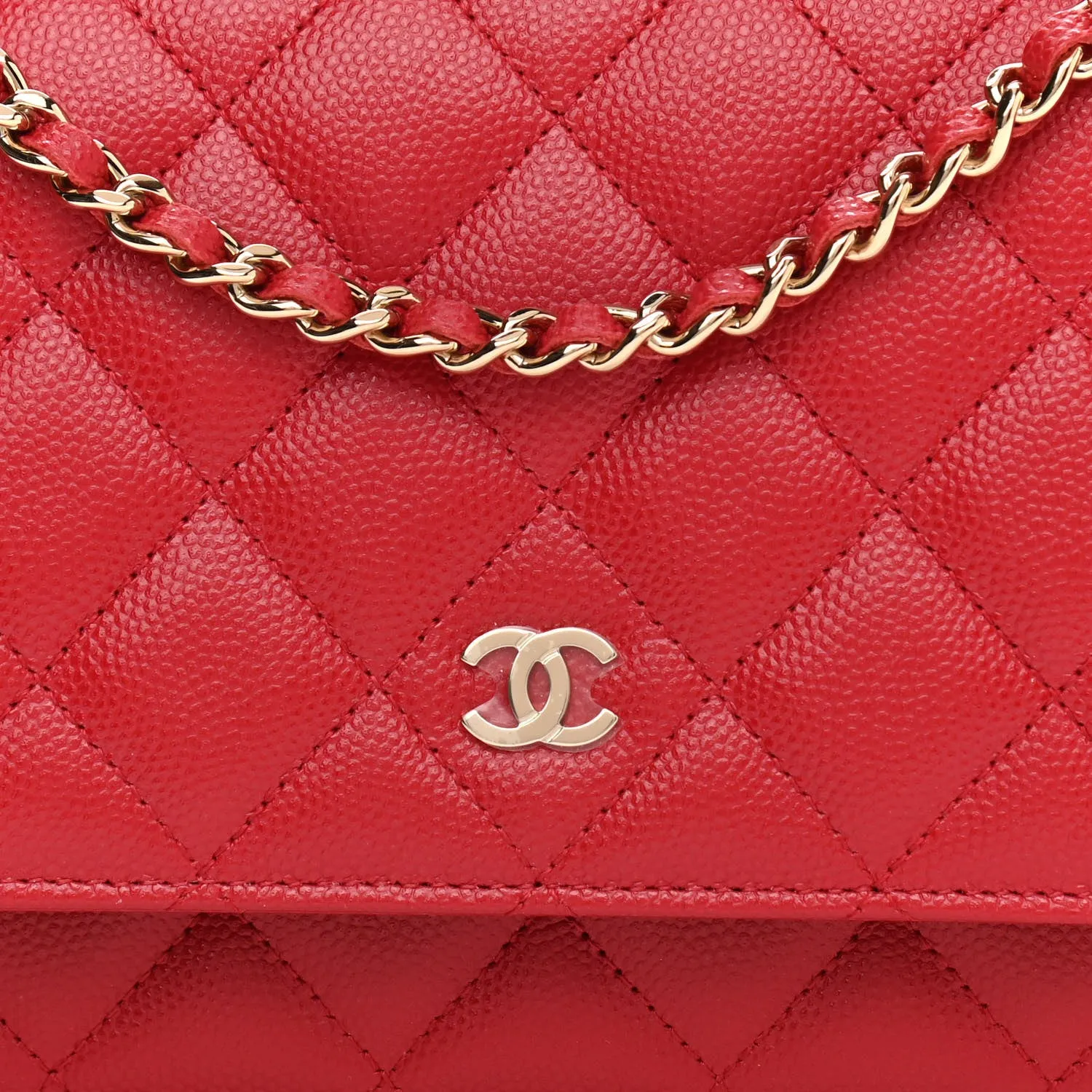 CHANEL CAVIAR QUILTED LEATHER WOC