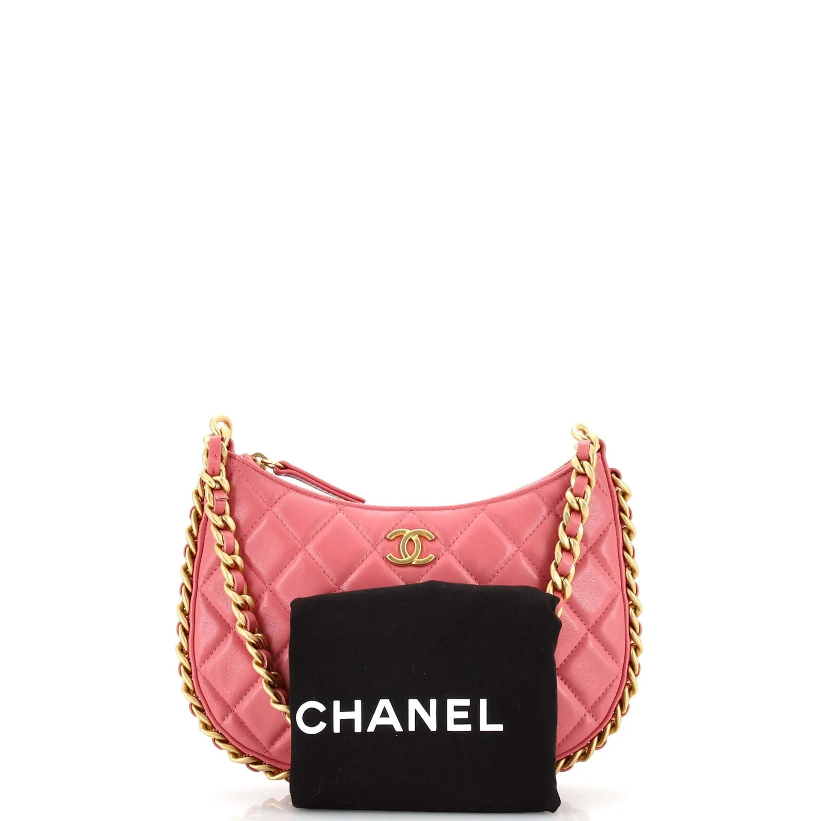 Chanel Cc Chain Around Hobo Quilted