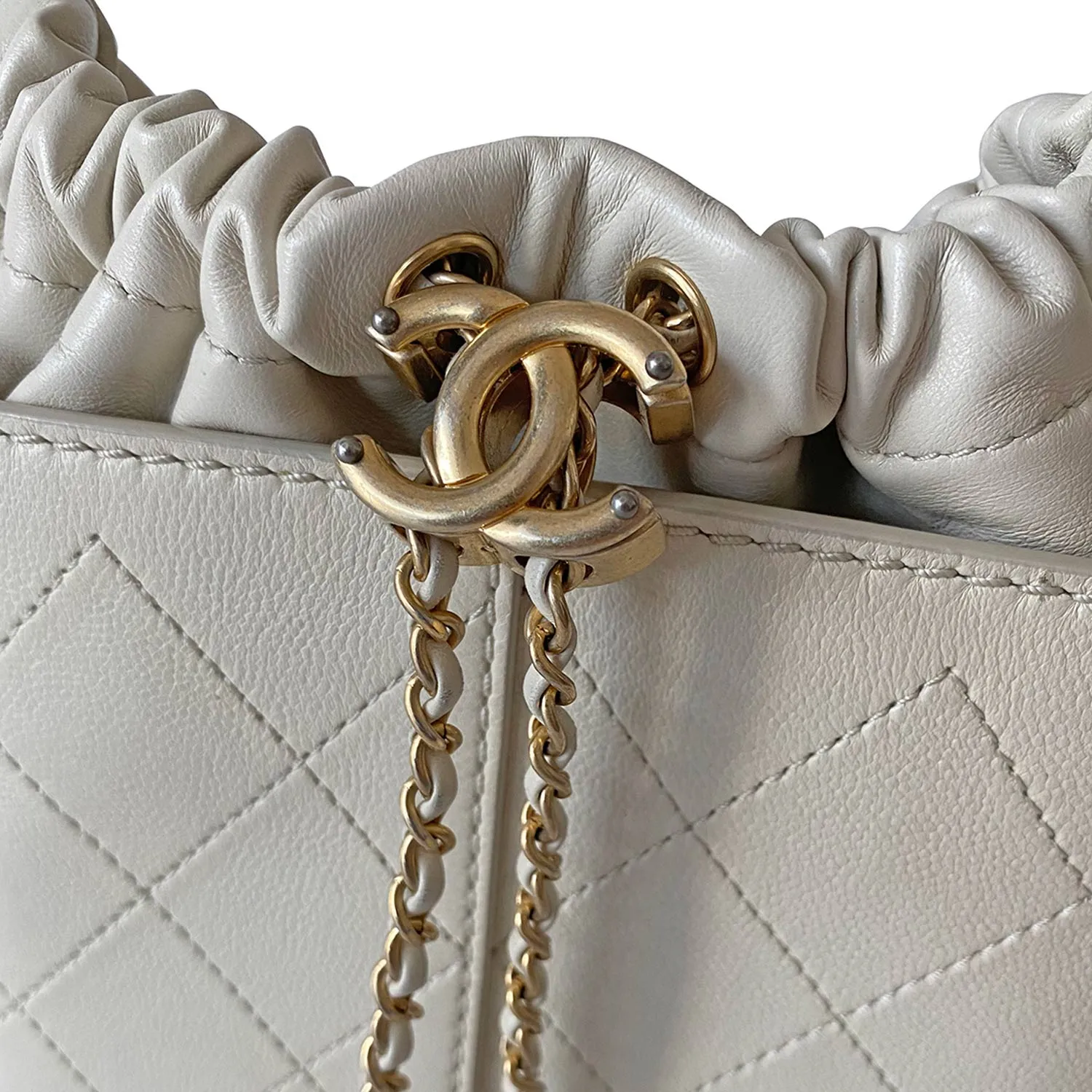 Chanel Drawstring Bucket Bag