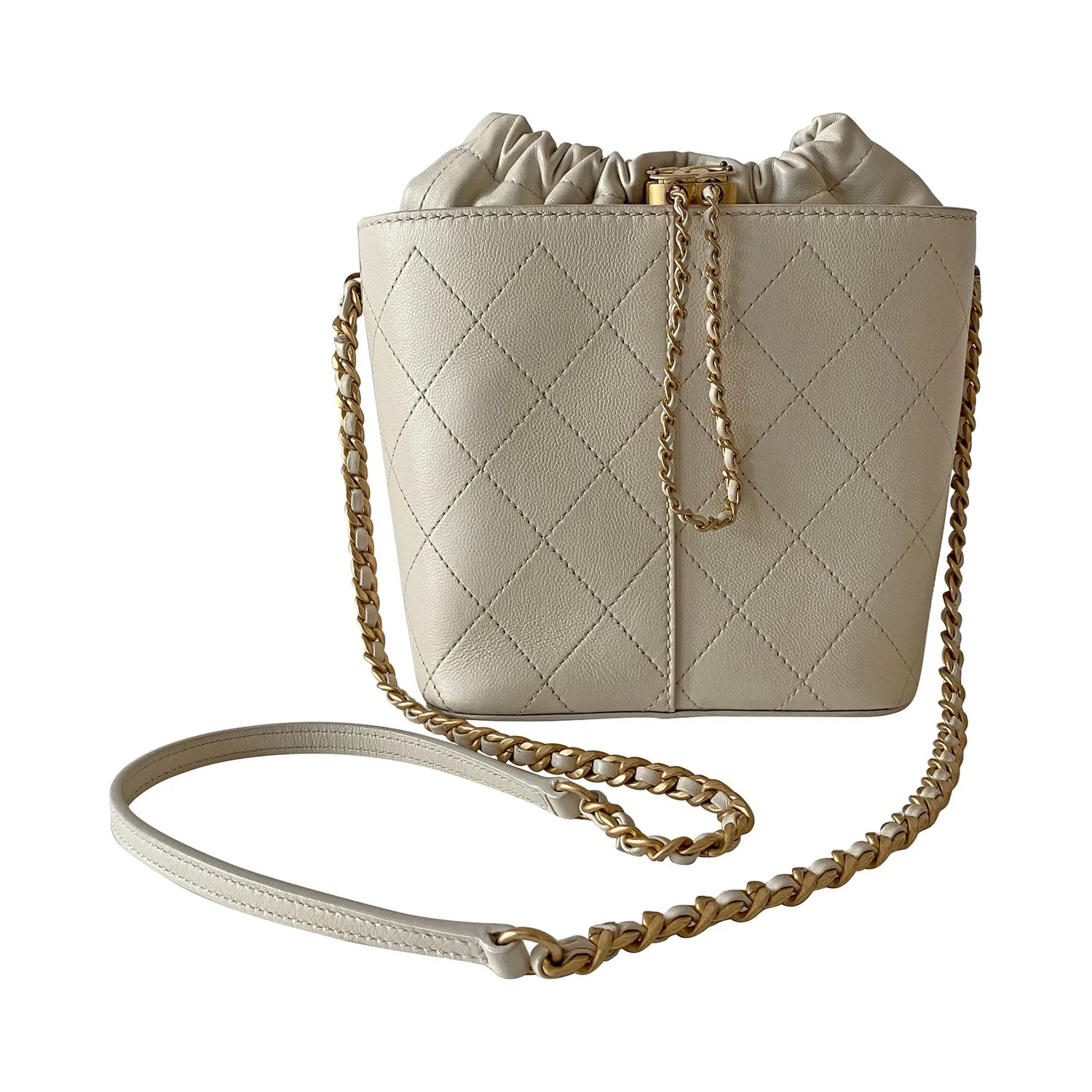 Chanel Drawstring Bucket Bag