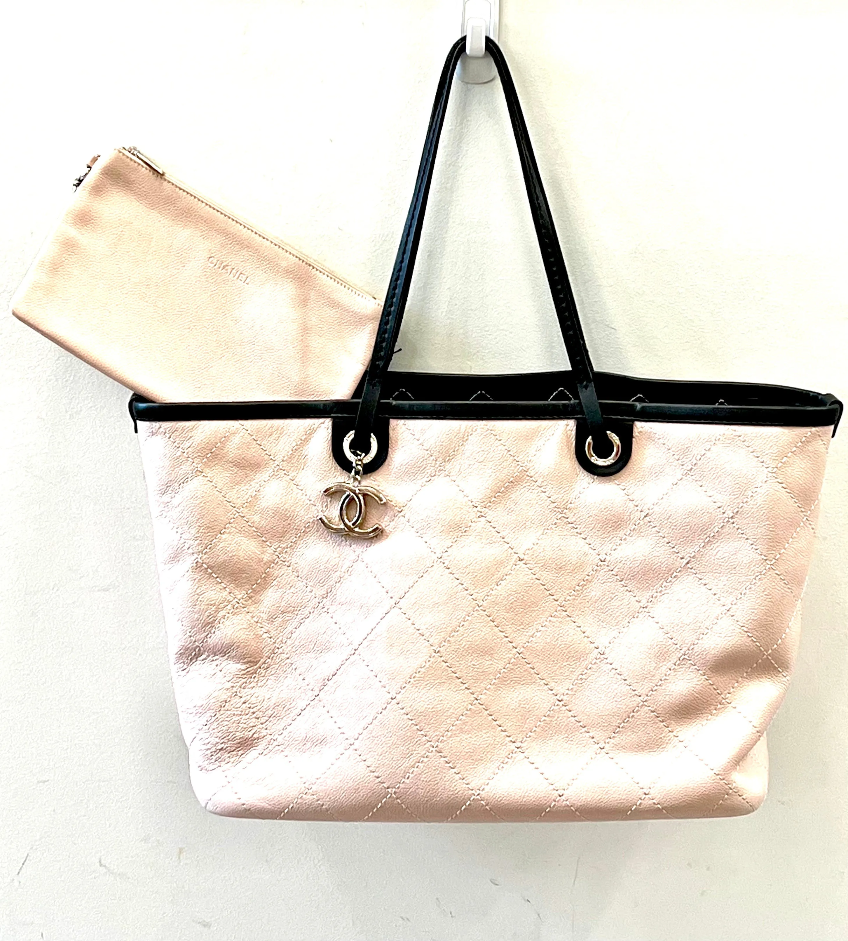 CHANEL FEVER CAVIAR QUILTED TOTE BAG