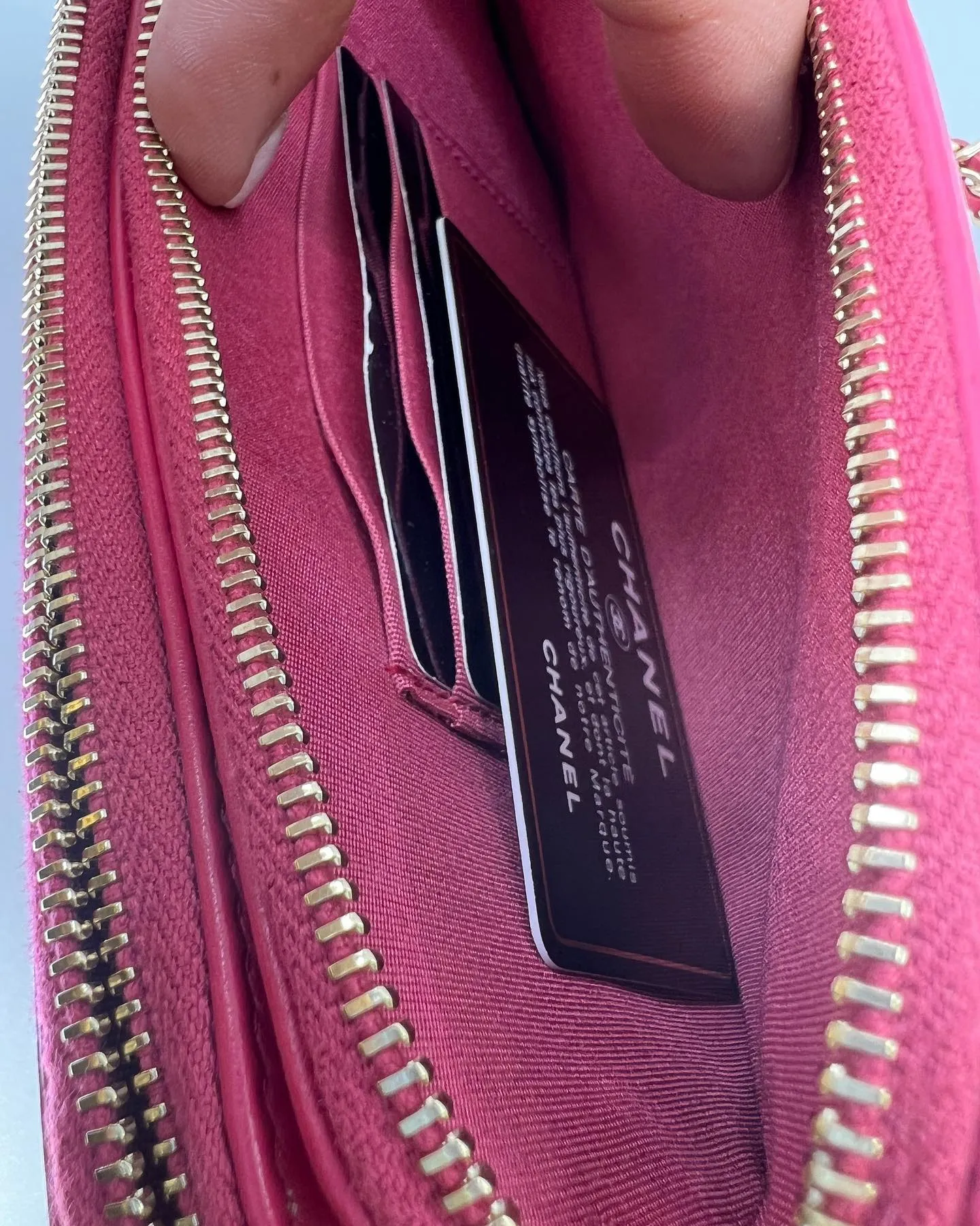 CHANEL FILIGREE CAVIAR LAMBSKIN CROSSBODY CHAIN BAG