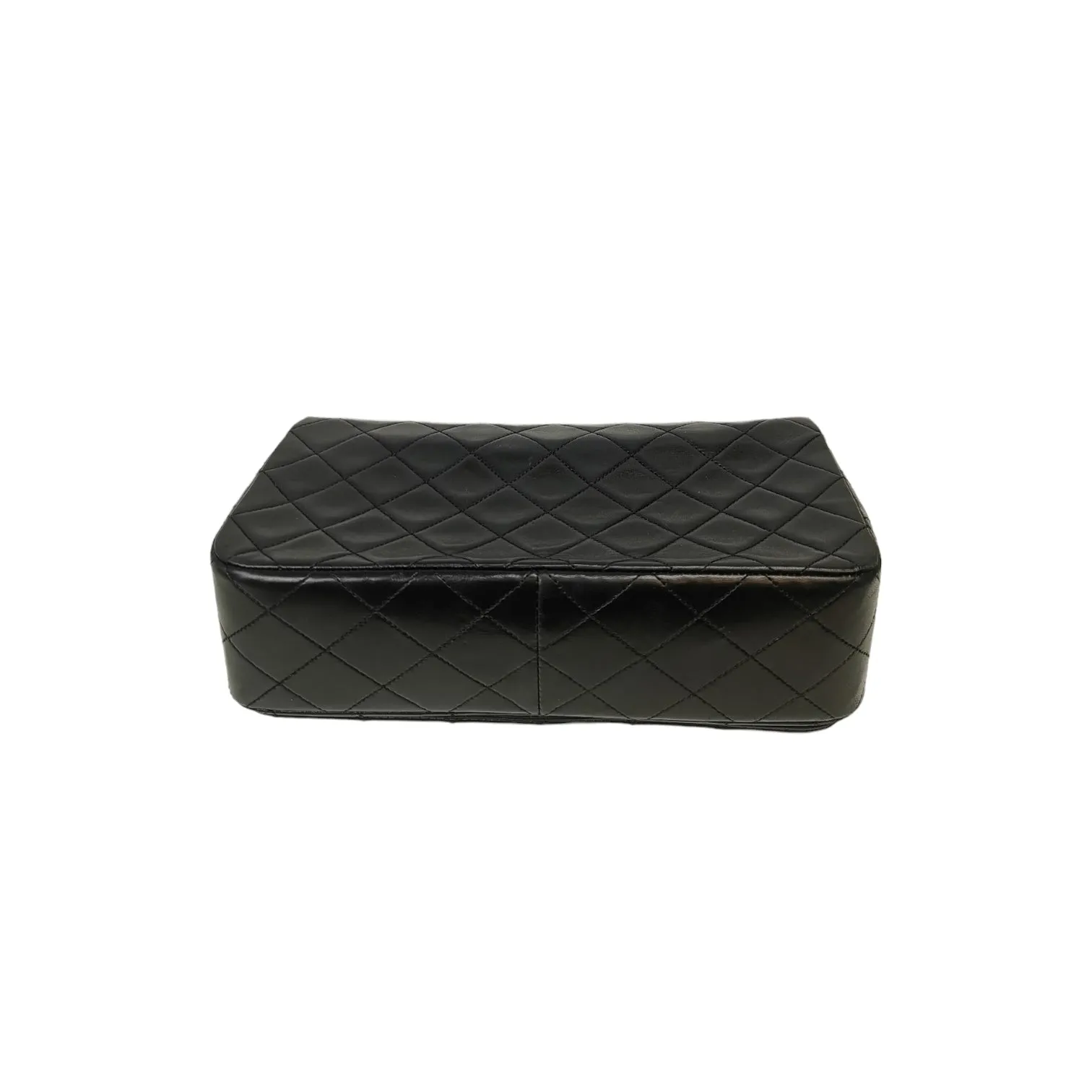 Chanel Full Flap Bag Black Lambskin Gold