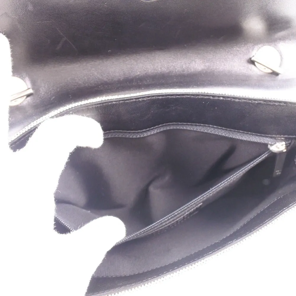 Chanel Gray Canvas Camellia shoulder bag