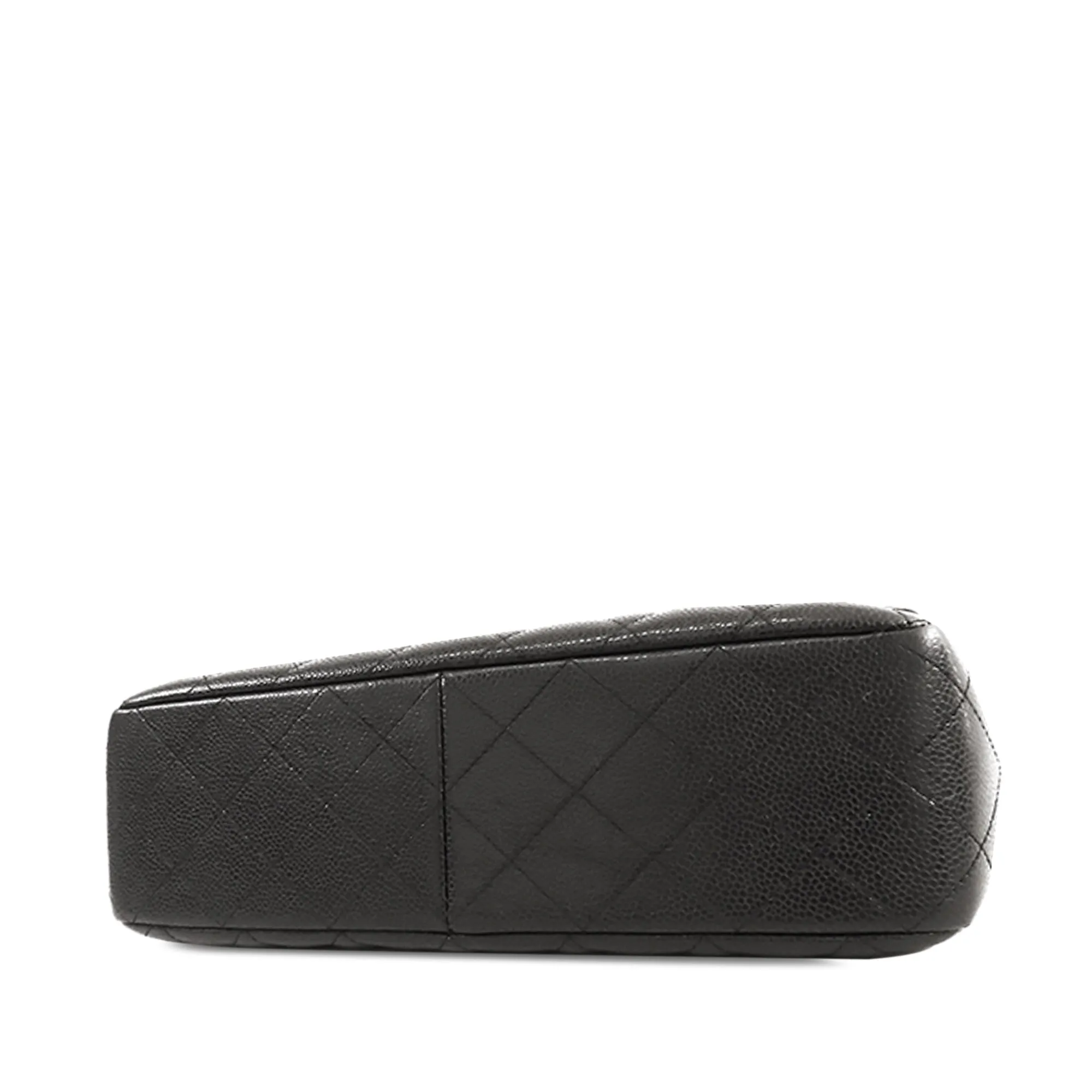 Chanel Jumbo Classic Caviar Single Flap Shoulder Bag