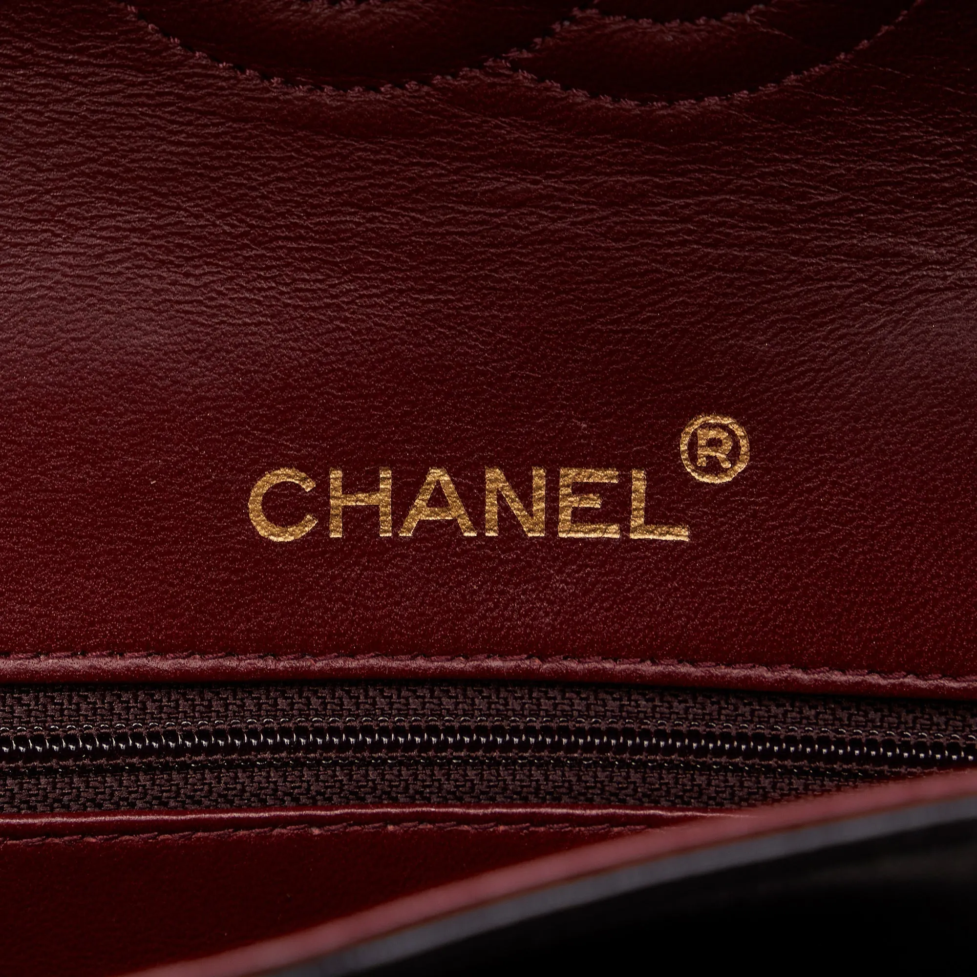 CHANEL Medium Tall Classic Lambskin Double Flap Shoulder Bag