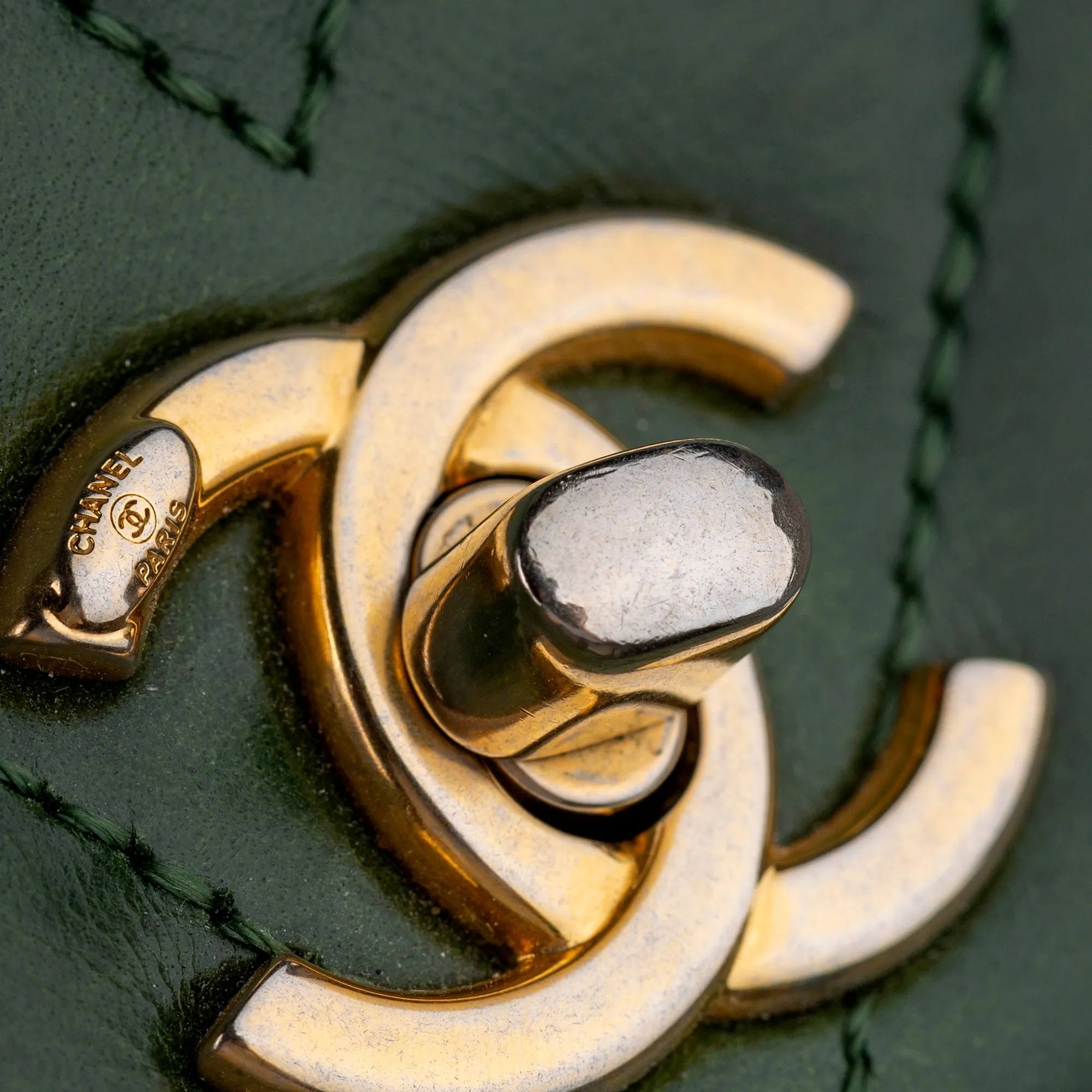 Chanel Small Top Handle Chevron Bag