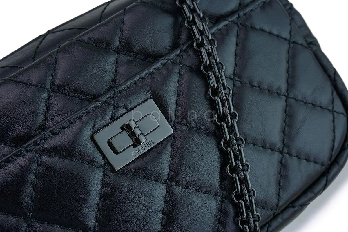 Chanel So Black Mini Reissue 2.55 Camera Case Crossbody Bag