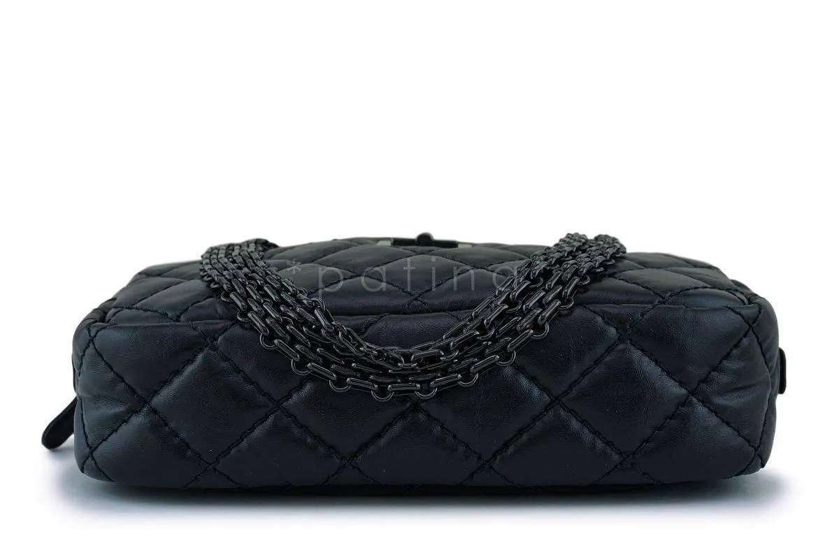 Chanel So Black Mini Reissue 2.55 Camera Case Crossbody Bag