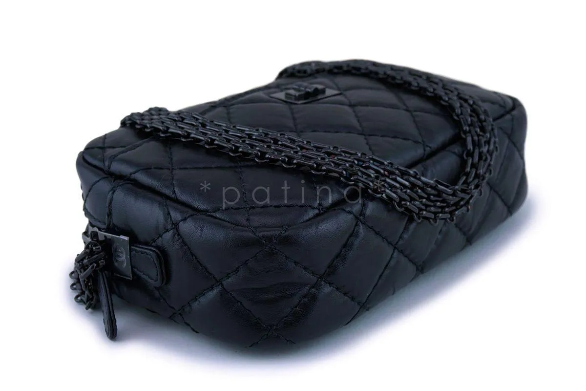 Chanel So Black Mini Reissue 2.55 Camera Case Crossbody Bag