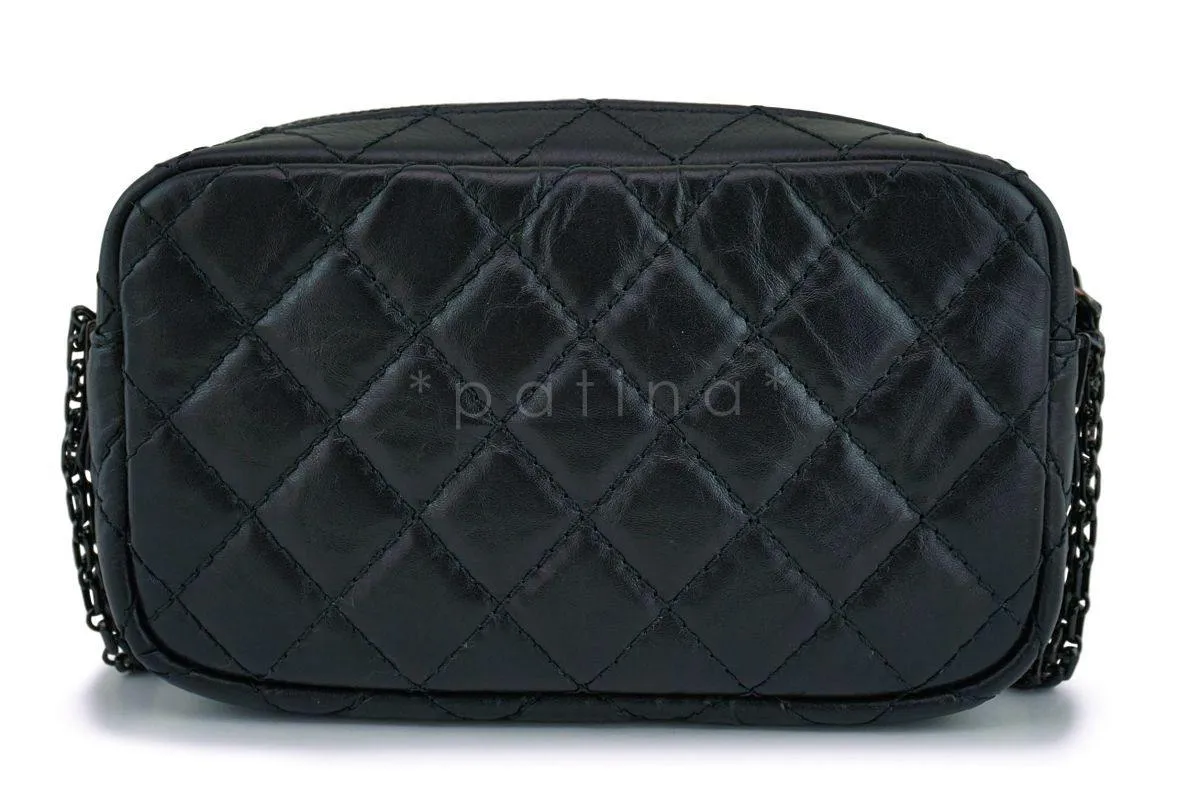 Chanel So Black Mini Reissue 2.55 Camera Case Crossbody Bag