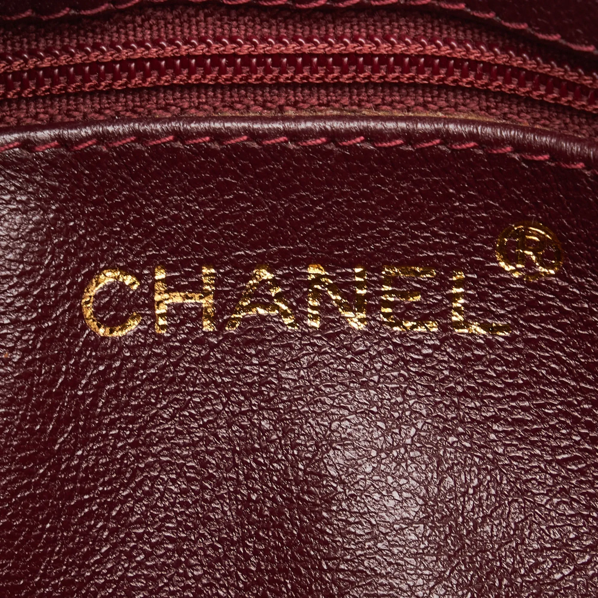 Chanel Timeless Crossbody Bag Coral Orange Lambskin Gold