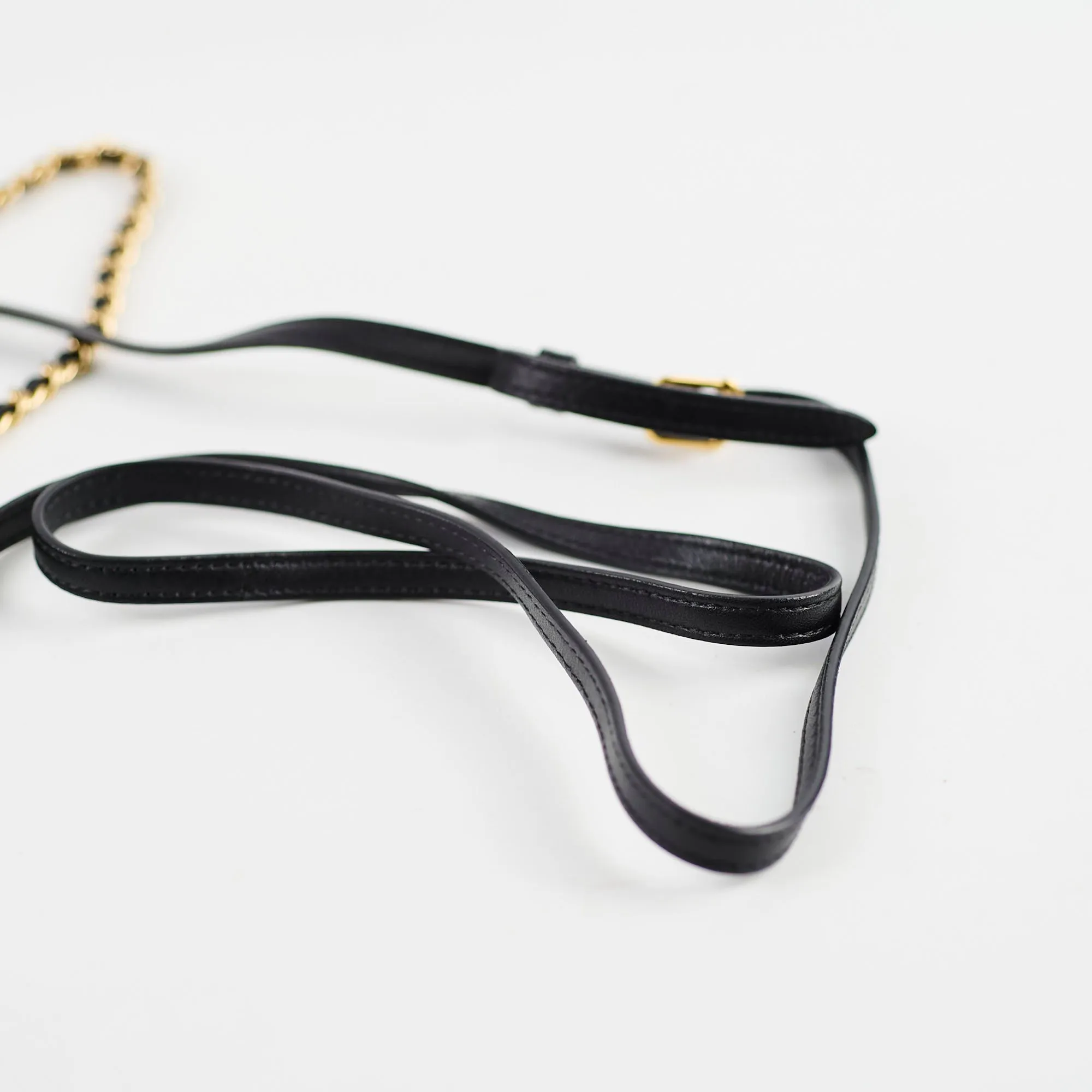 Chanel Unchained Flap Crossbody Bag Black