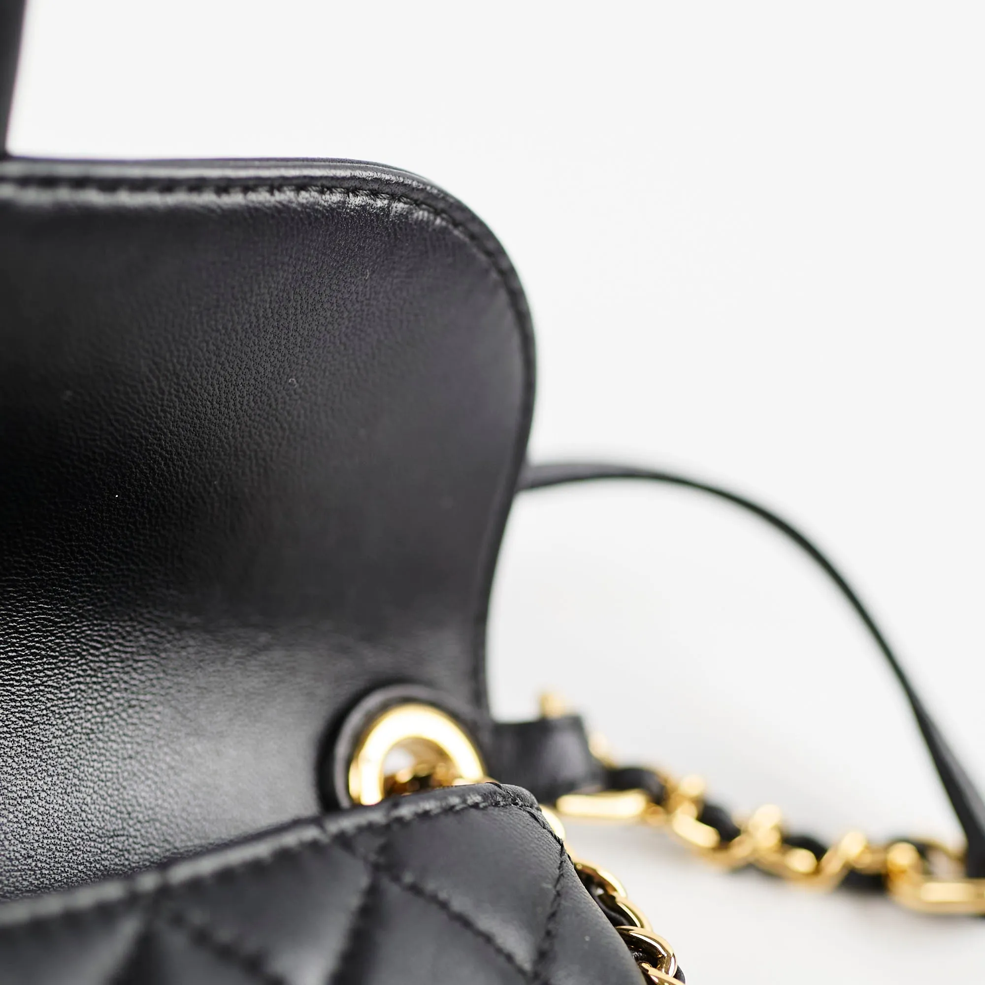 Chanel Unchained Flap Crossbody Bag Black
