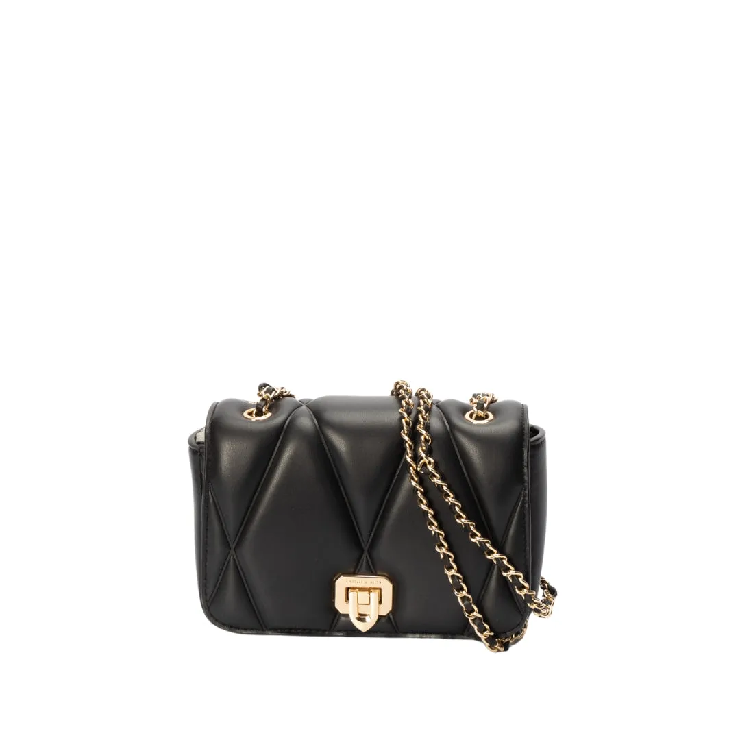 Charles & Keith Arwen Quilted Shoulder Bag