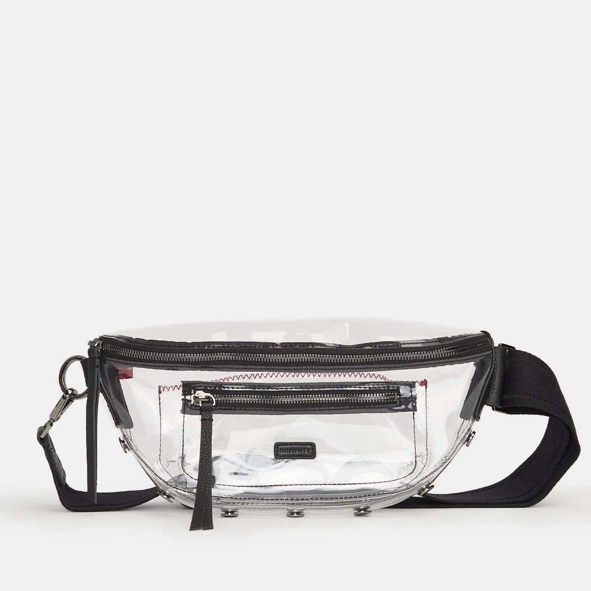 Charles Crossbody | Clear Black/Gunmetal | Med