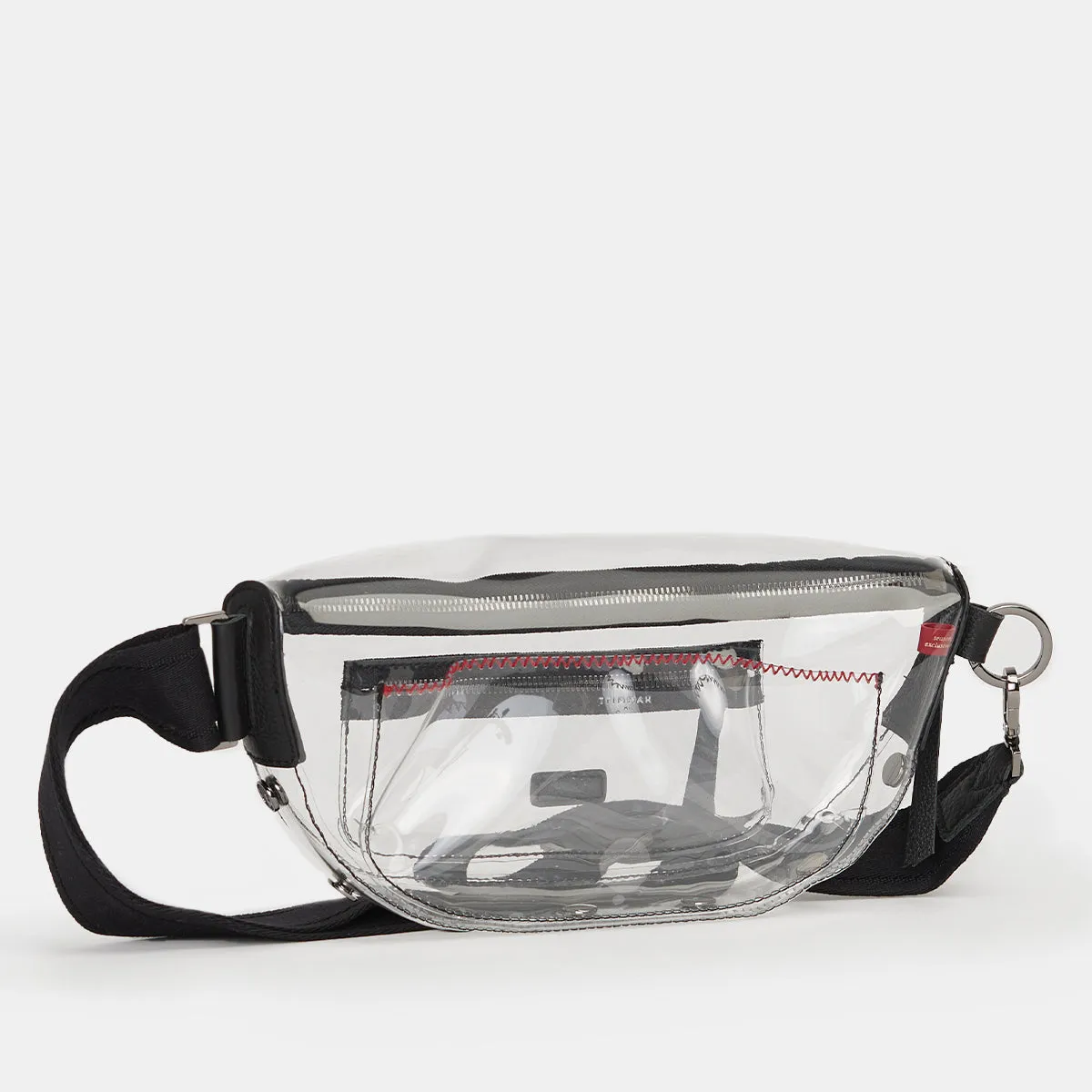 Charles Crossbody | Clear Black/Gunmetal | Med