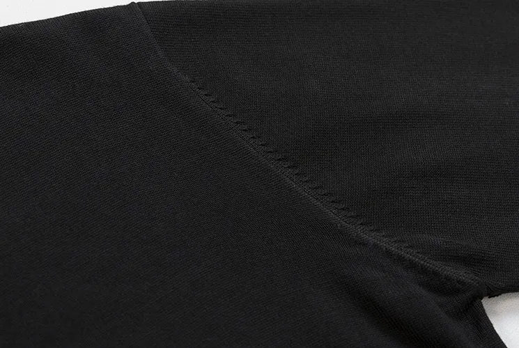 Chicmy-Korean style, Korean men's outfit, minimalist style, street fashion No. 3475 KNITTED HALF-TULENECK SWEATER