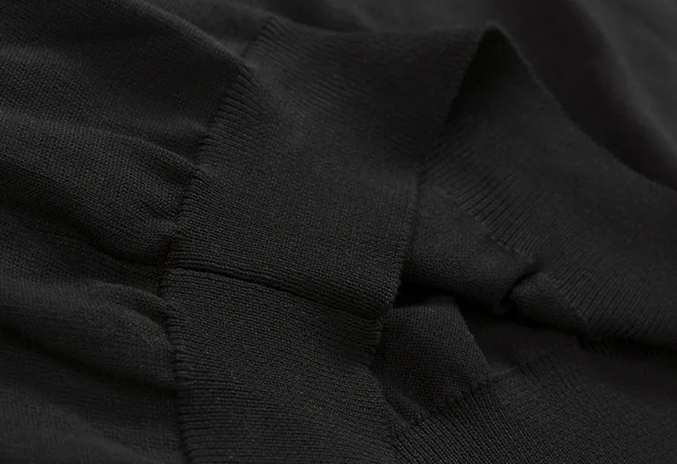 Chicmy-Korean style, Korean men's outfit, minimalist style, street fashion No. 3475 KNITTED HALF-TULENECK SWEATER