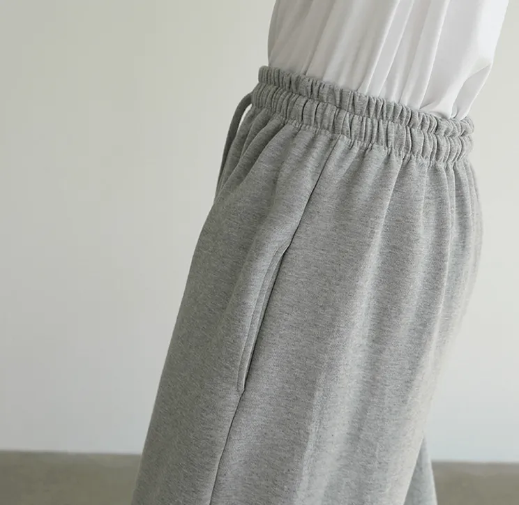 Chicmy-Korean style, Korean men's outfit, minimalist style, street fashion No. 4281 WIDE SWEATPANTS