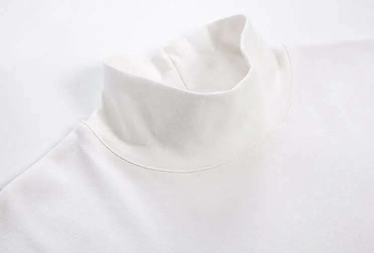 Chicmy-Korean style, Korean men's outfit, minimalist style, street fashion No. 4388 HALF TULENECK LONGSLEEVE