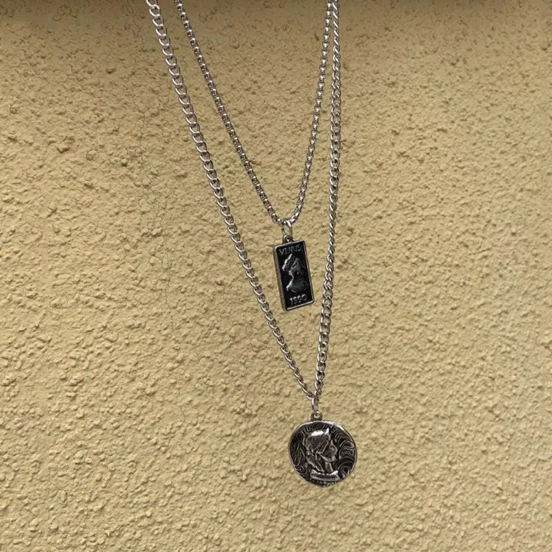 Chicmy-Korean style, Korean men's outfit, minimalist style, street fashionCOIN NECKLACE 02