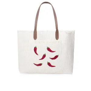 CHILI ON WHITE TRAVEL BAG