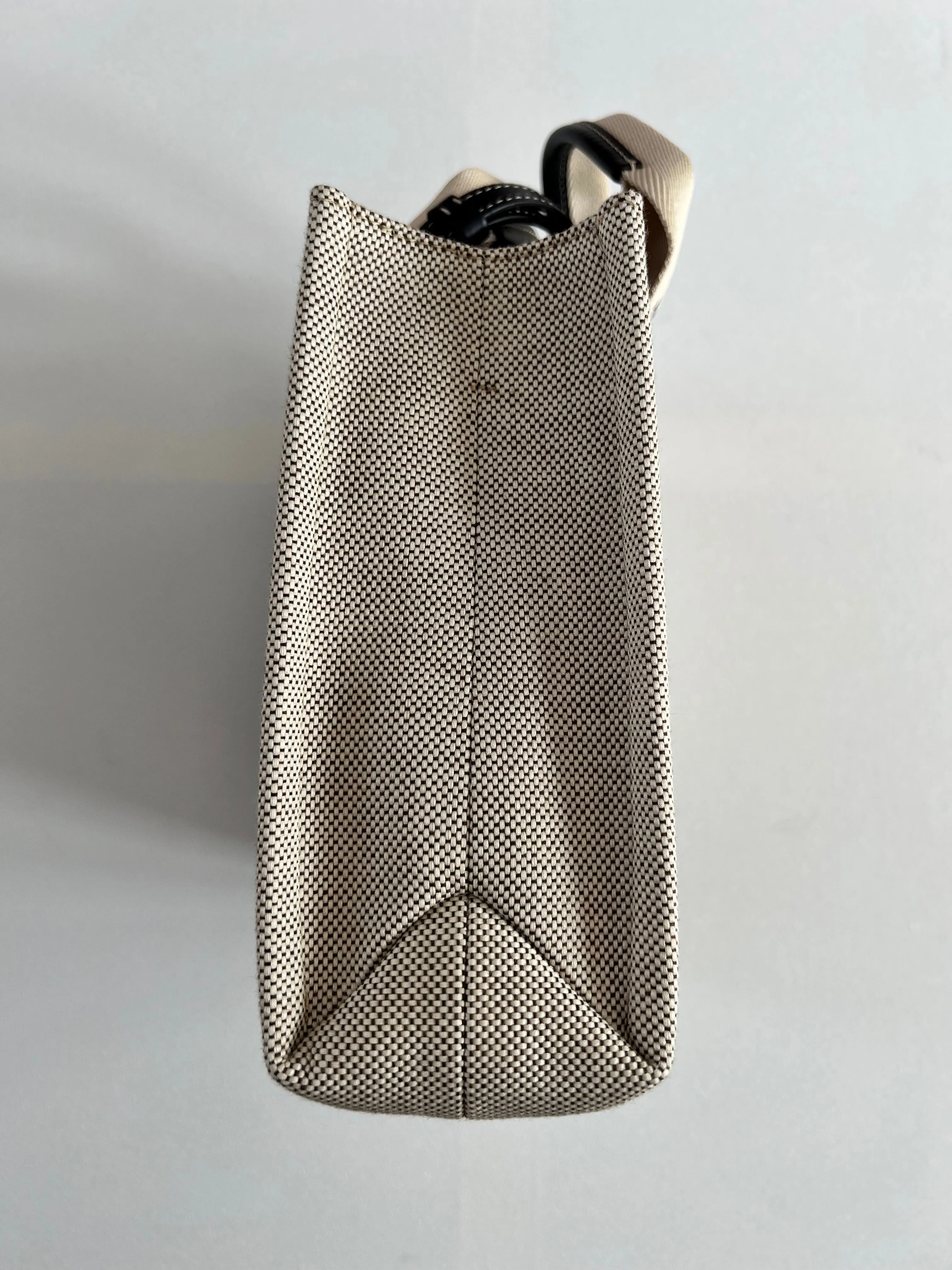 Chloe Woody Small Canvas Tote Bag with strap