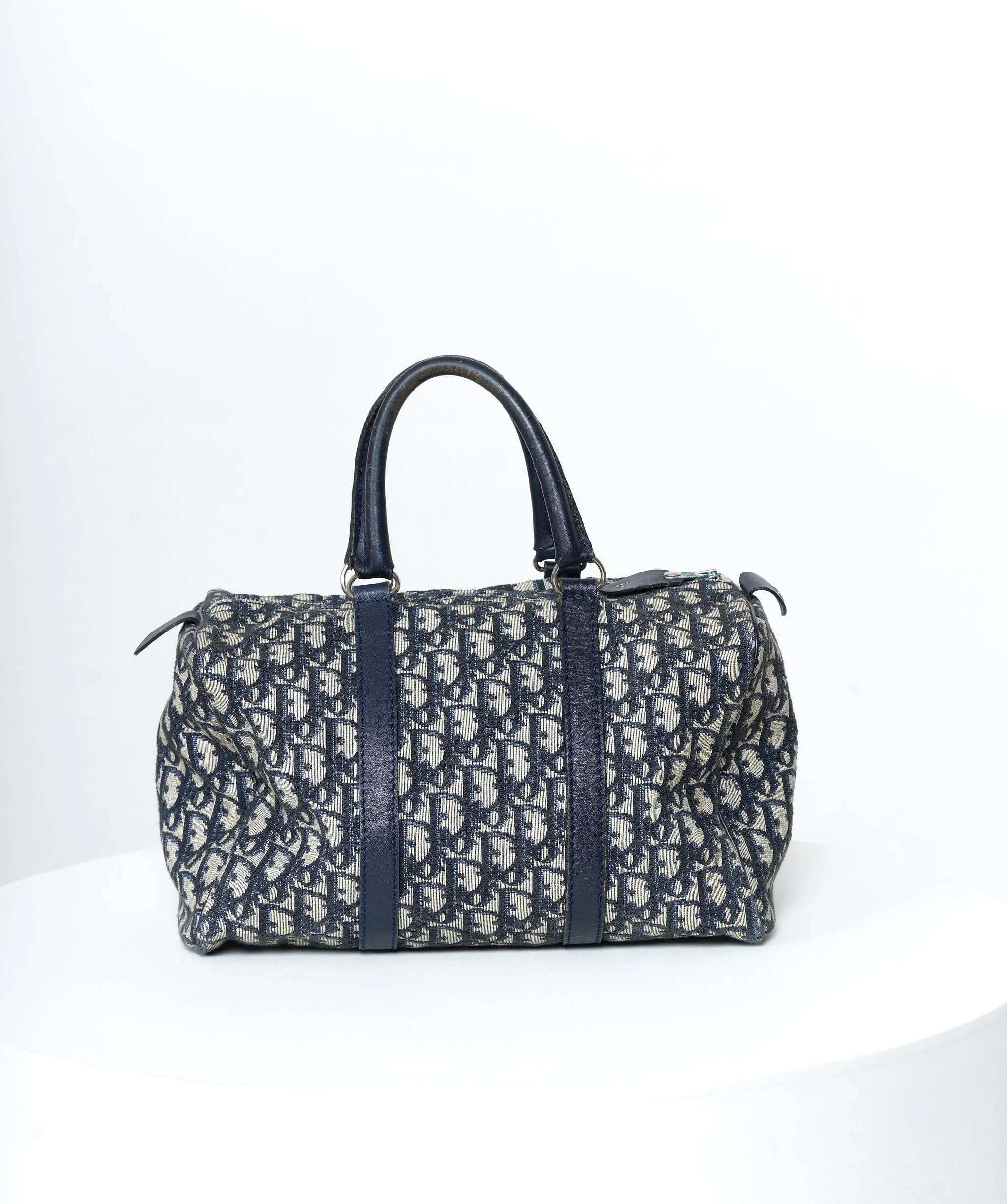 Christian Dior boston bag navy