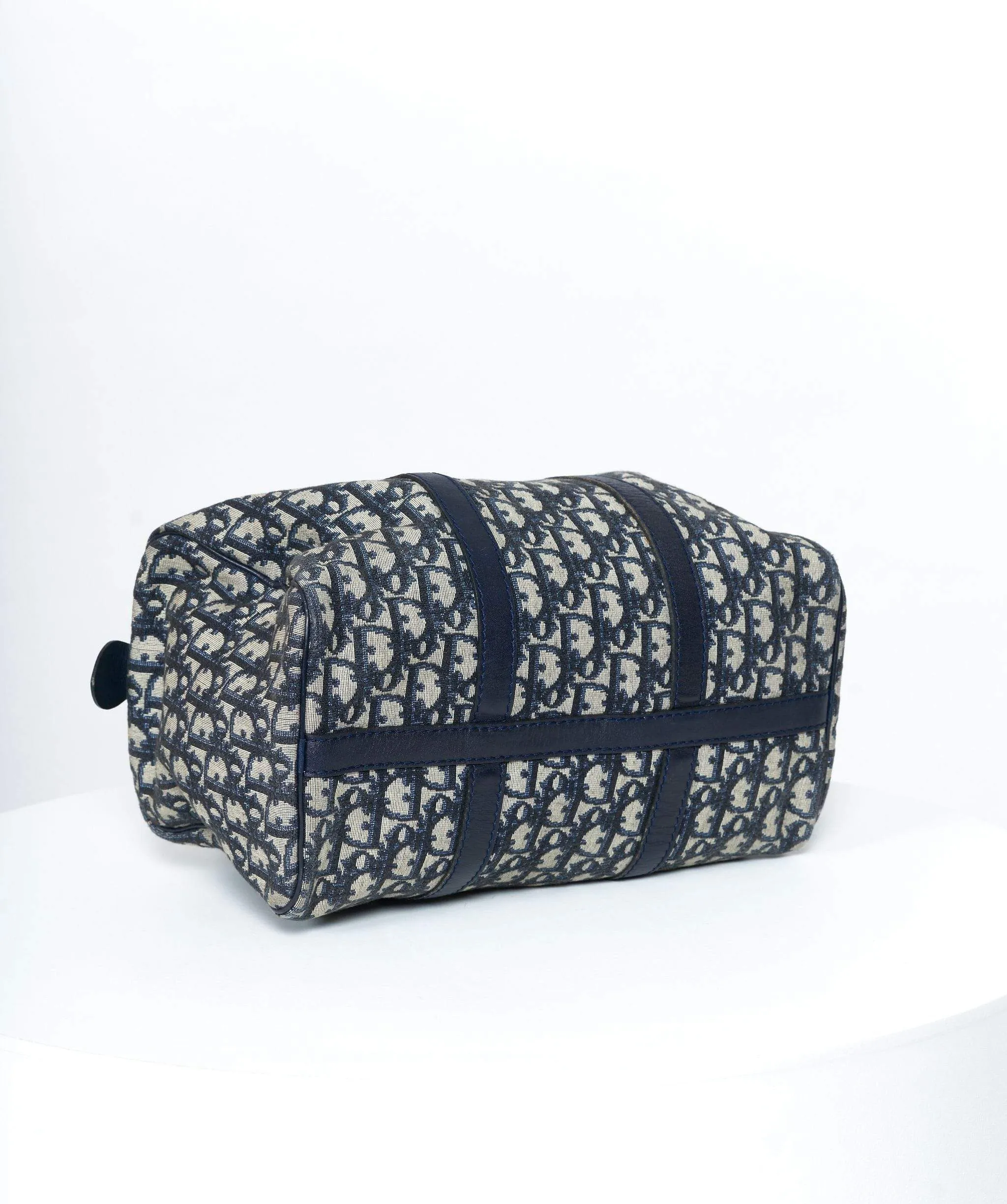 Christian Dior boston bag navy