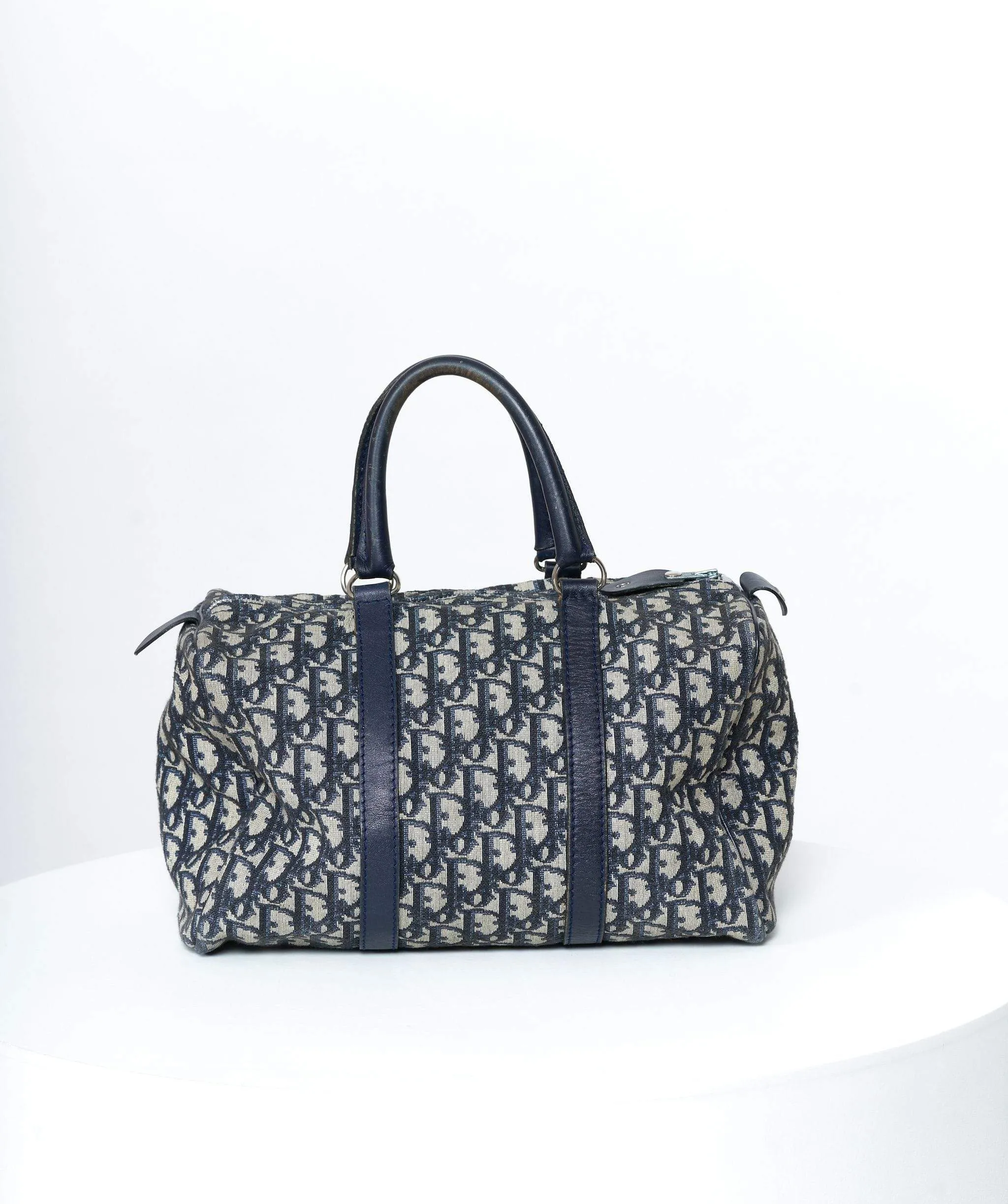 Christian Dior boston bag navy