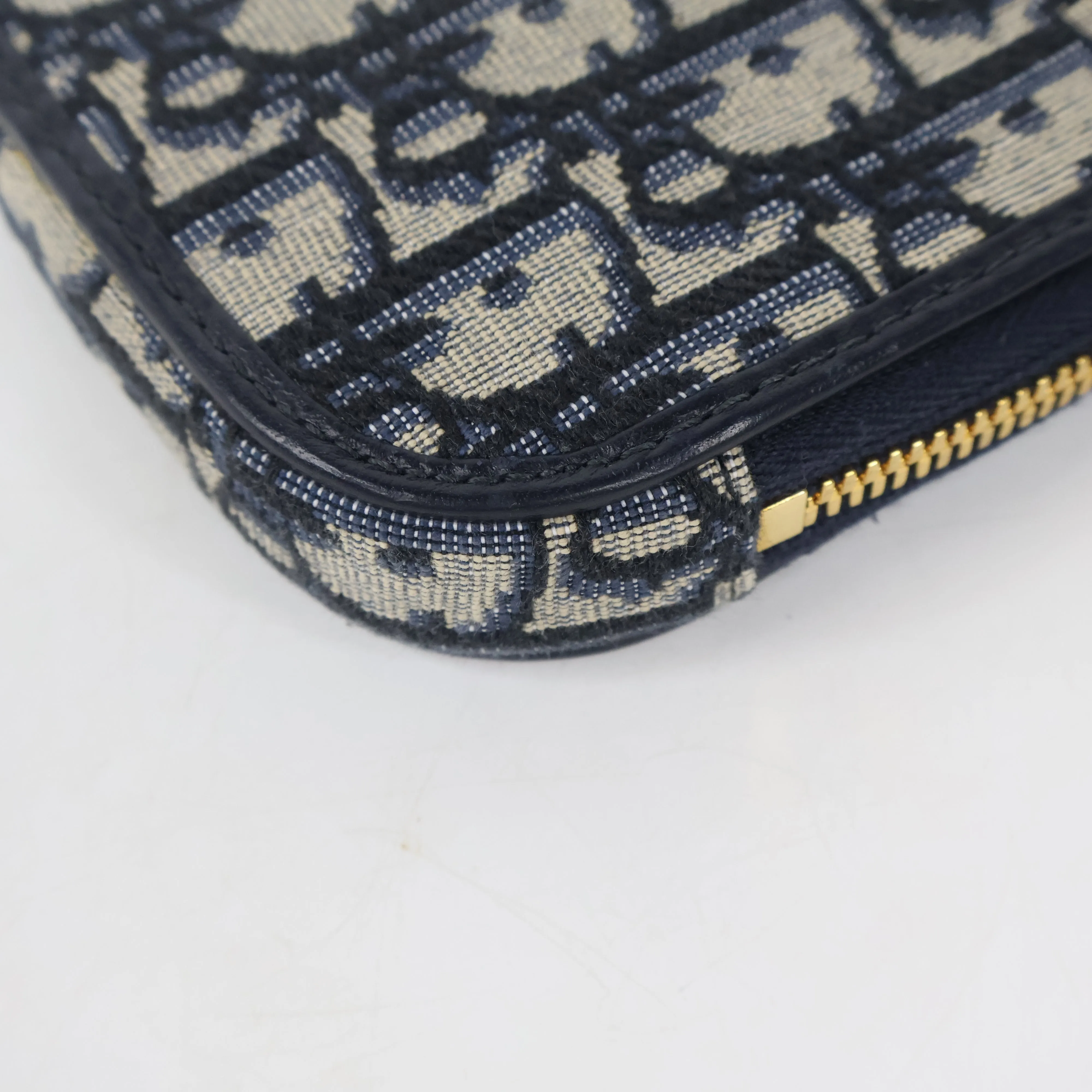 Christian Dior Phone Pouch Oblique Navy