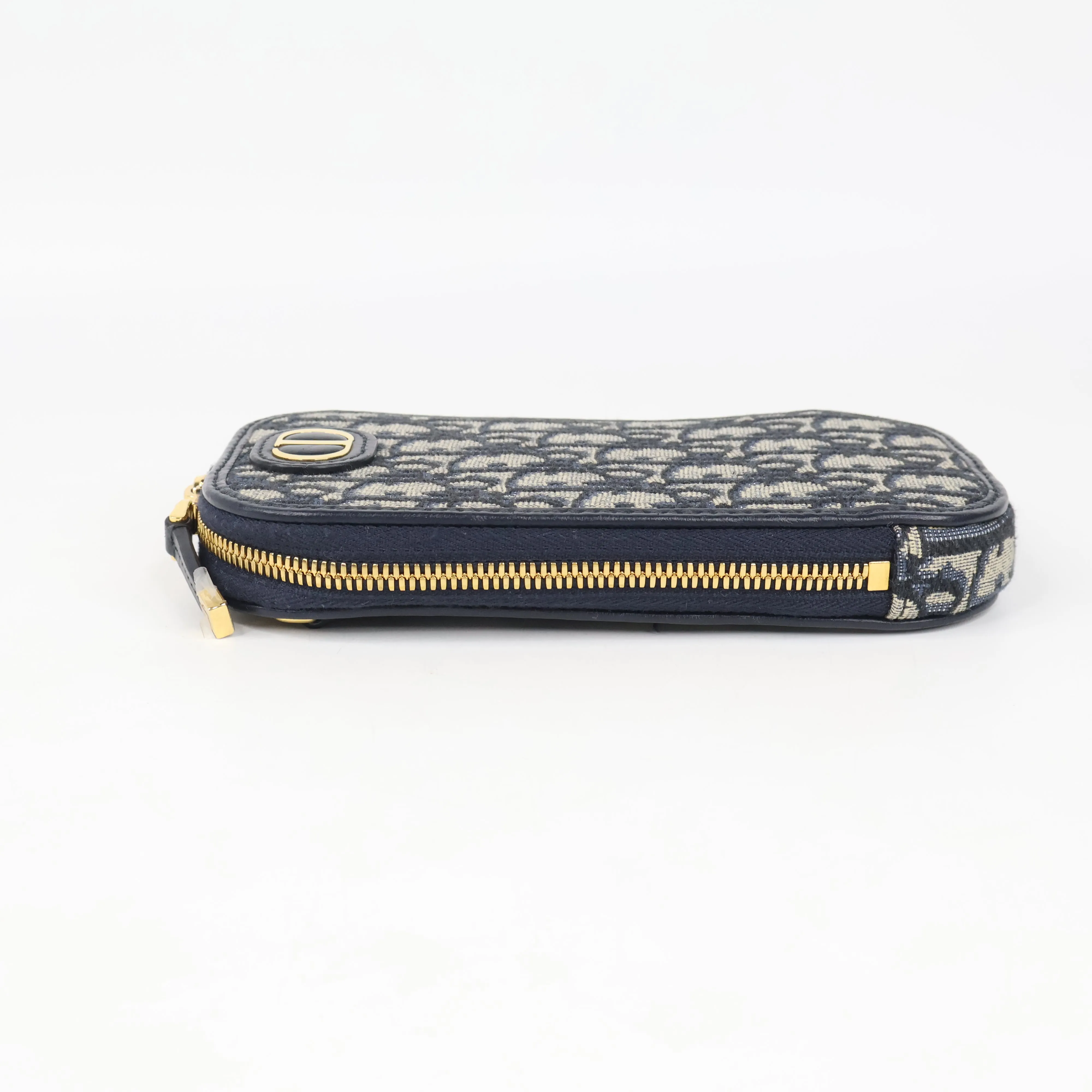 Christian Dior Phone Pouch Oblique Navy
