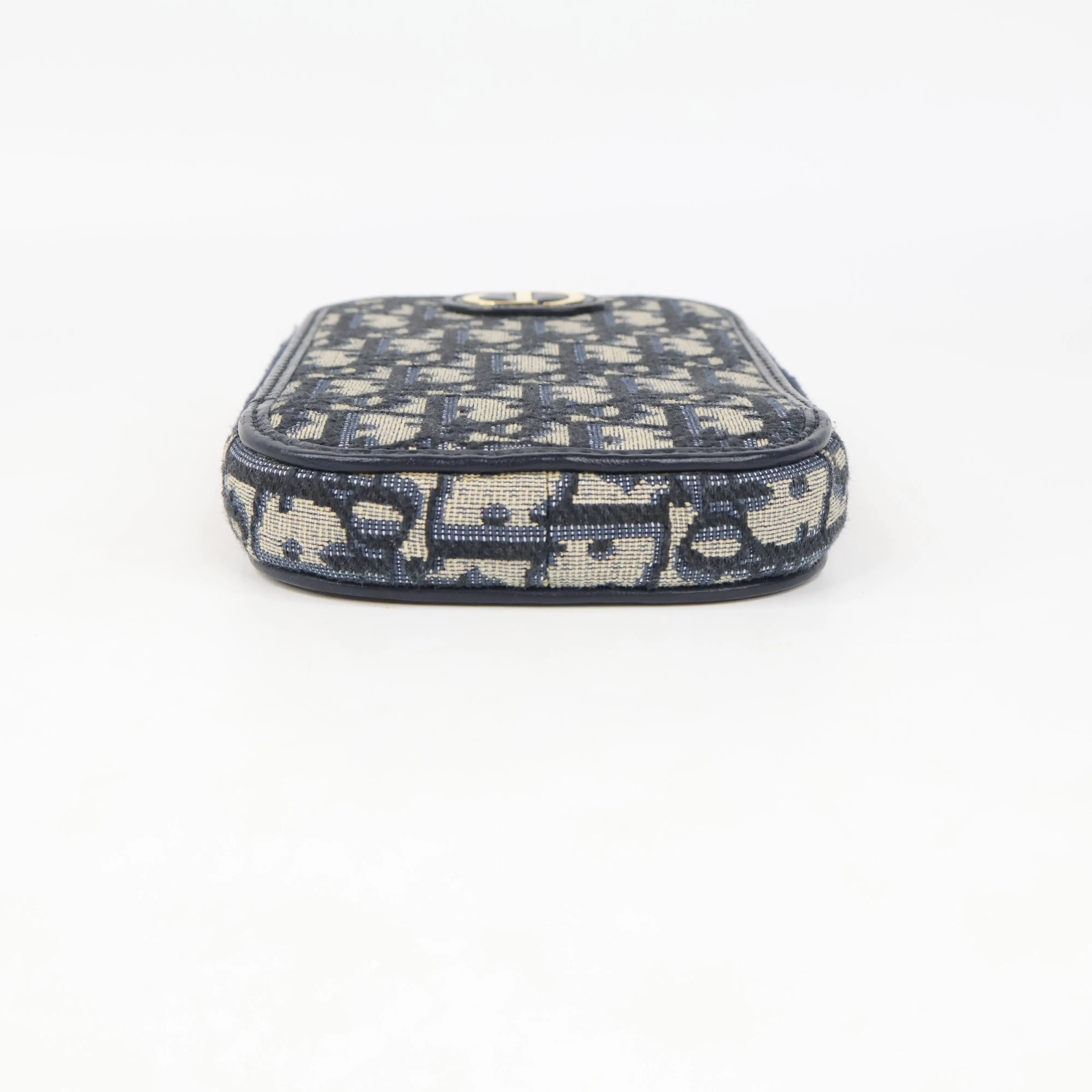 Christian Dior Phone Pouch Oblique Navy