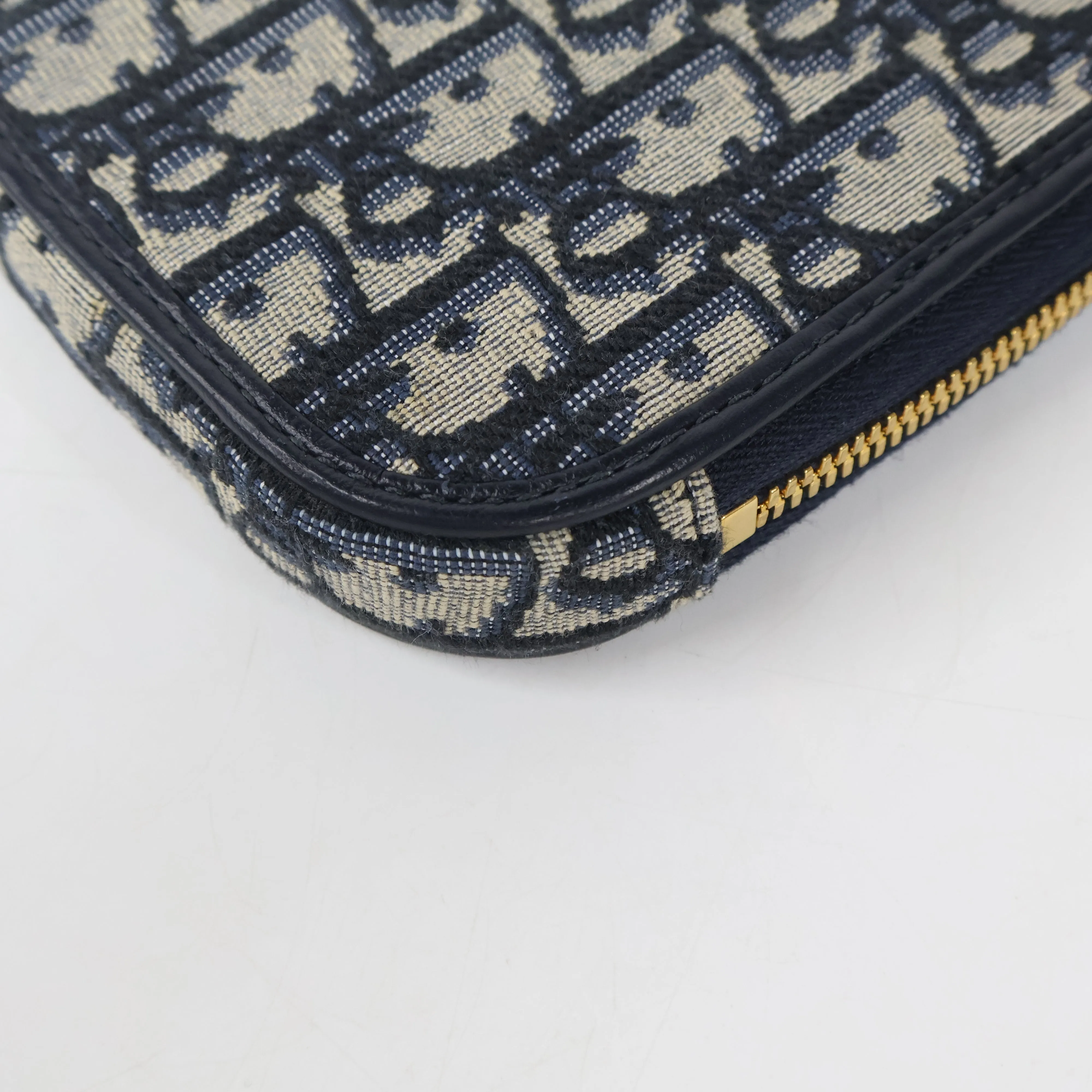 Christian Dior Phone Pouch Oblique Navy