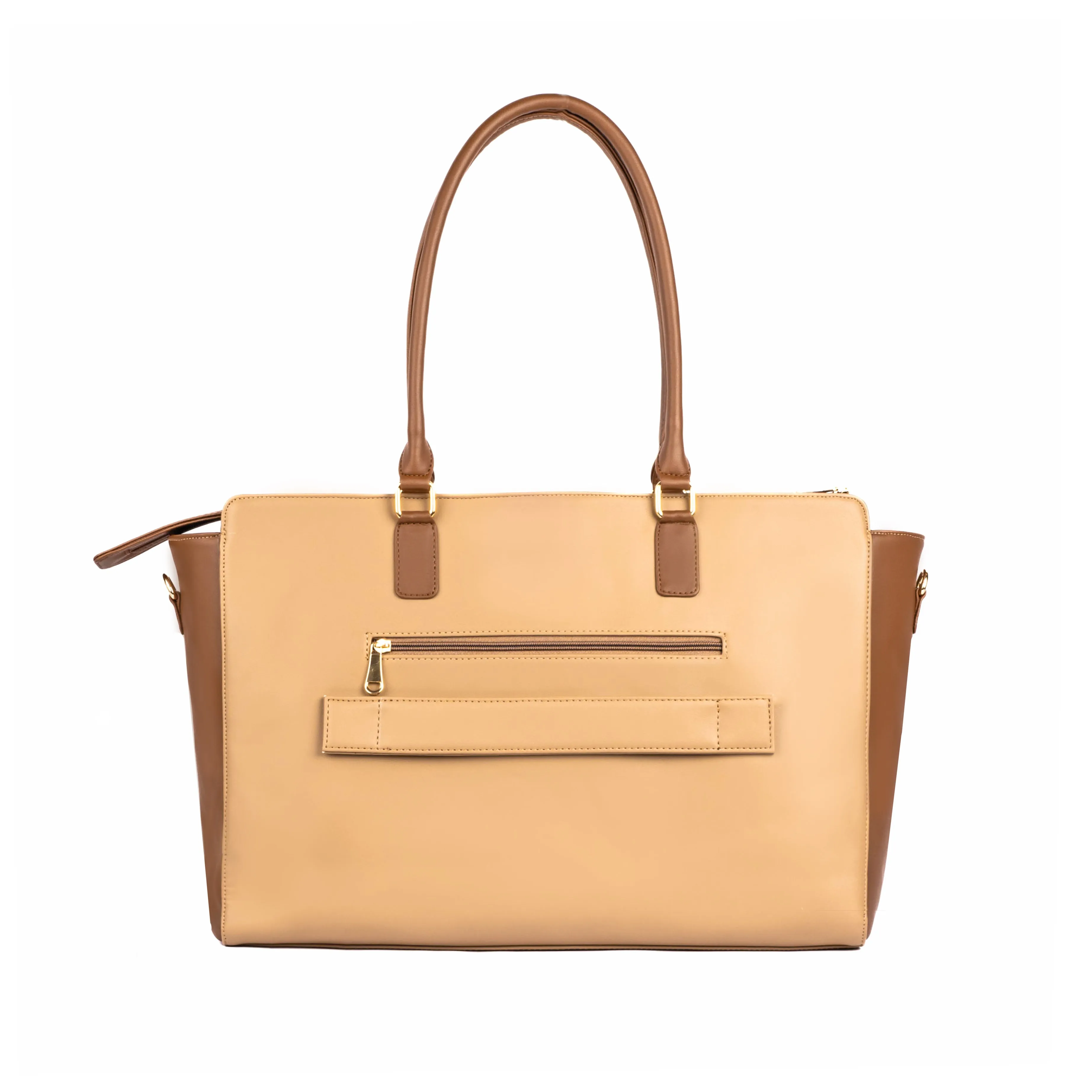 Cinnamon Cocoa Oversized Tote bag for 17" laptop