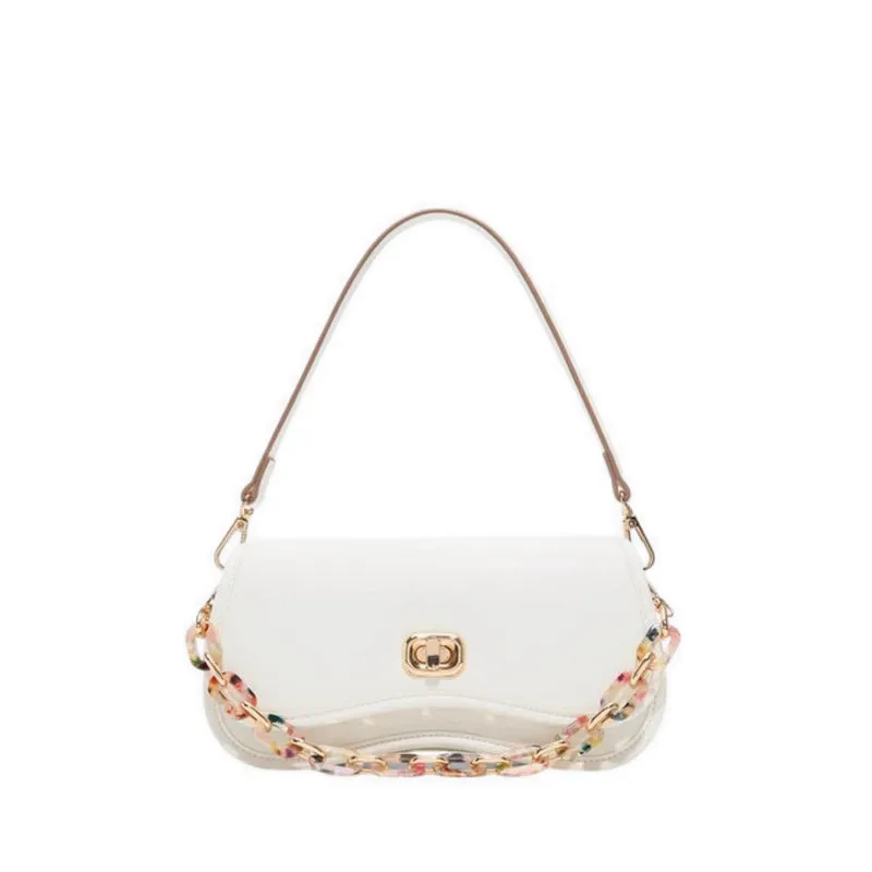 CLAPPERTON SHOULDER BAG - WHITE