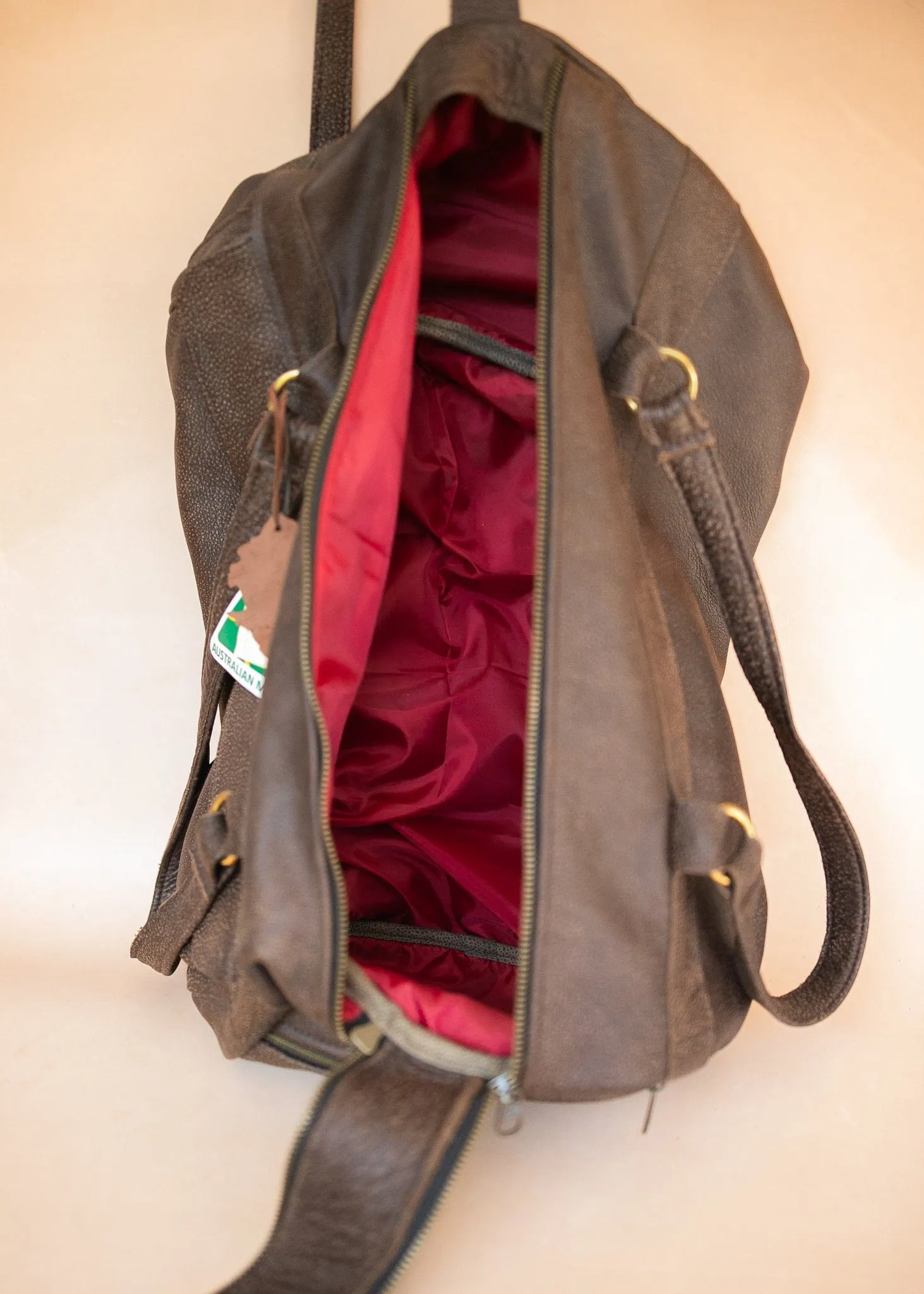Classic Overnight Travel Bag - Cowhide - Mottle Brown