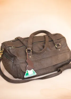 Classic Overnight Travel Bag - Cowhide - Mottle Brown
