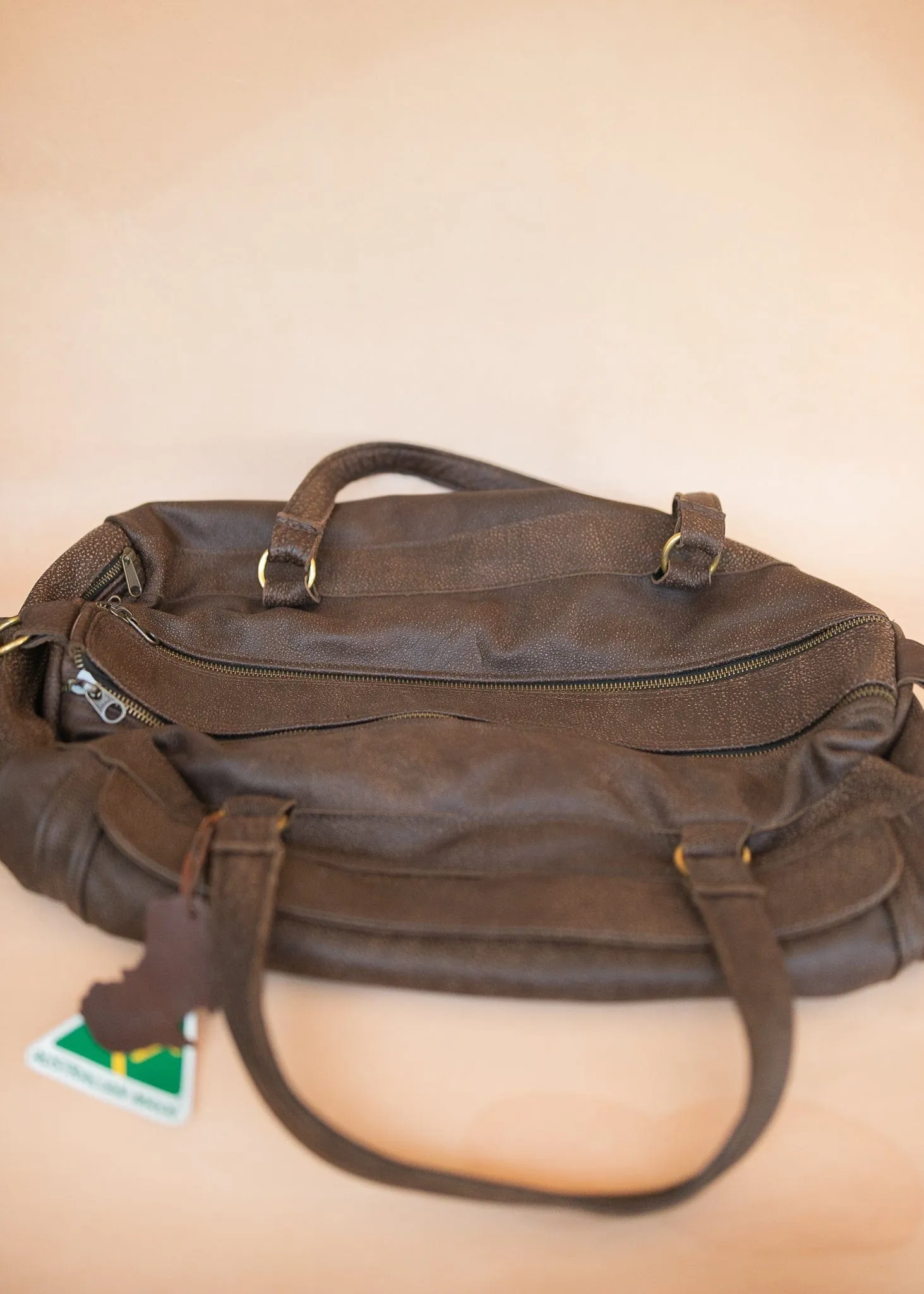 Classic Overnight Travel Bag - Cowhide - Mottle Brown