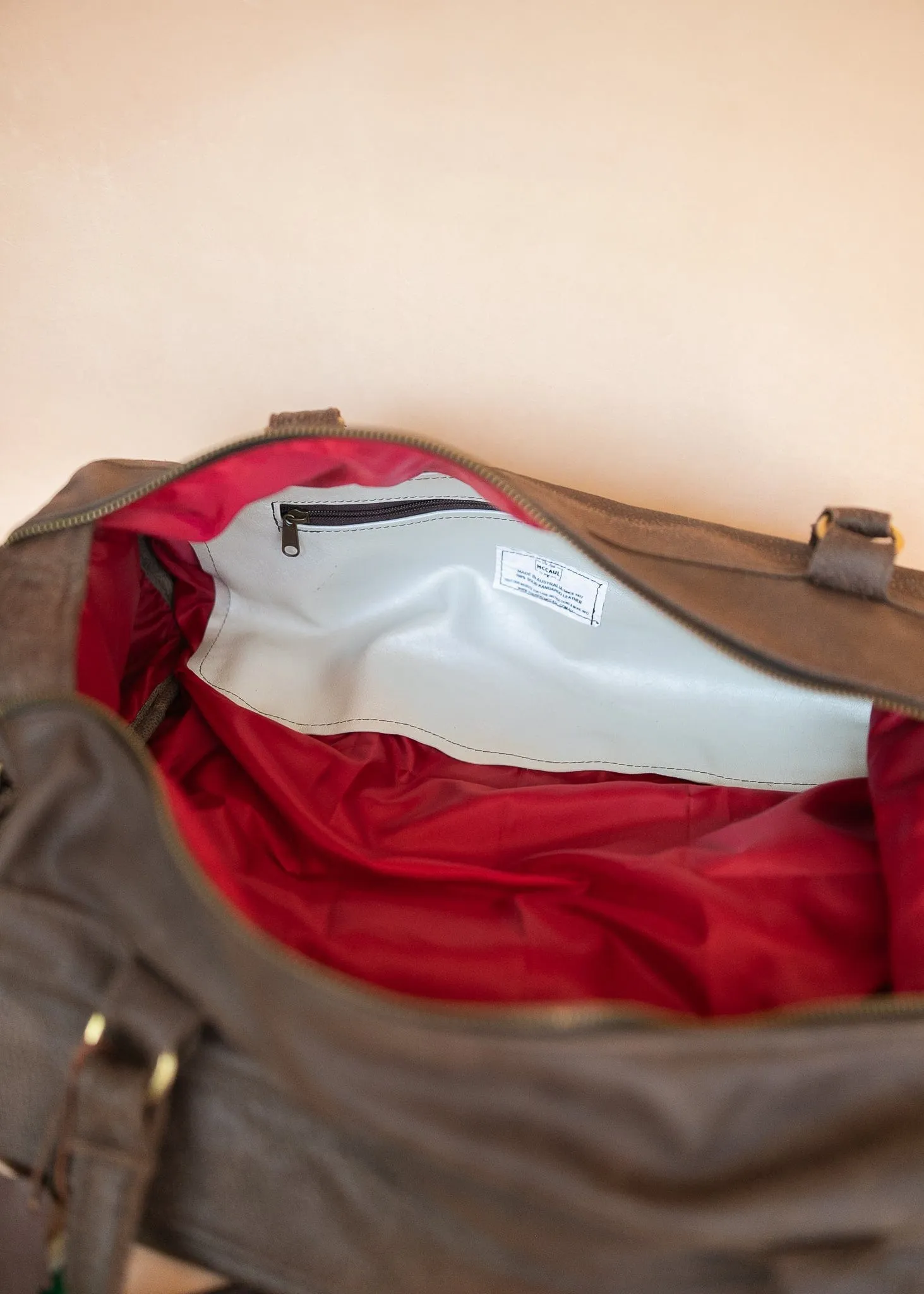 Classic Overnight Travel Bag - Cowhide - Mottle Brown
