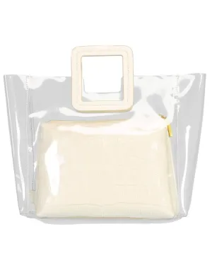 Clear and Cream Shirley Bag