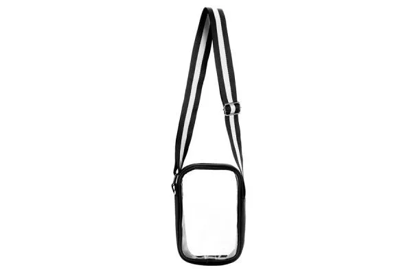 CLEAR CROSSBODY CELL PHONE BAG