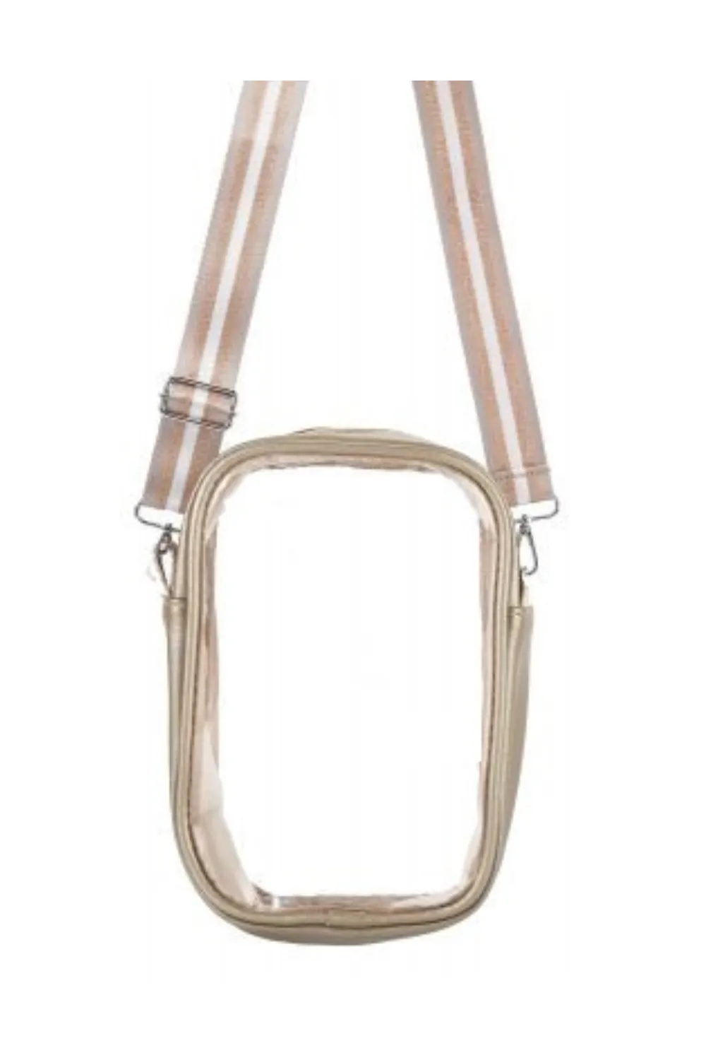 CLEAR CROSSBODY CELL PHONE BAG